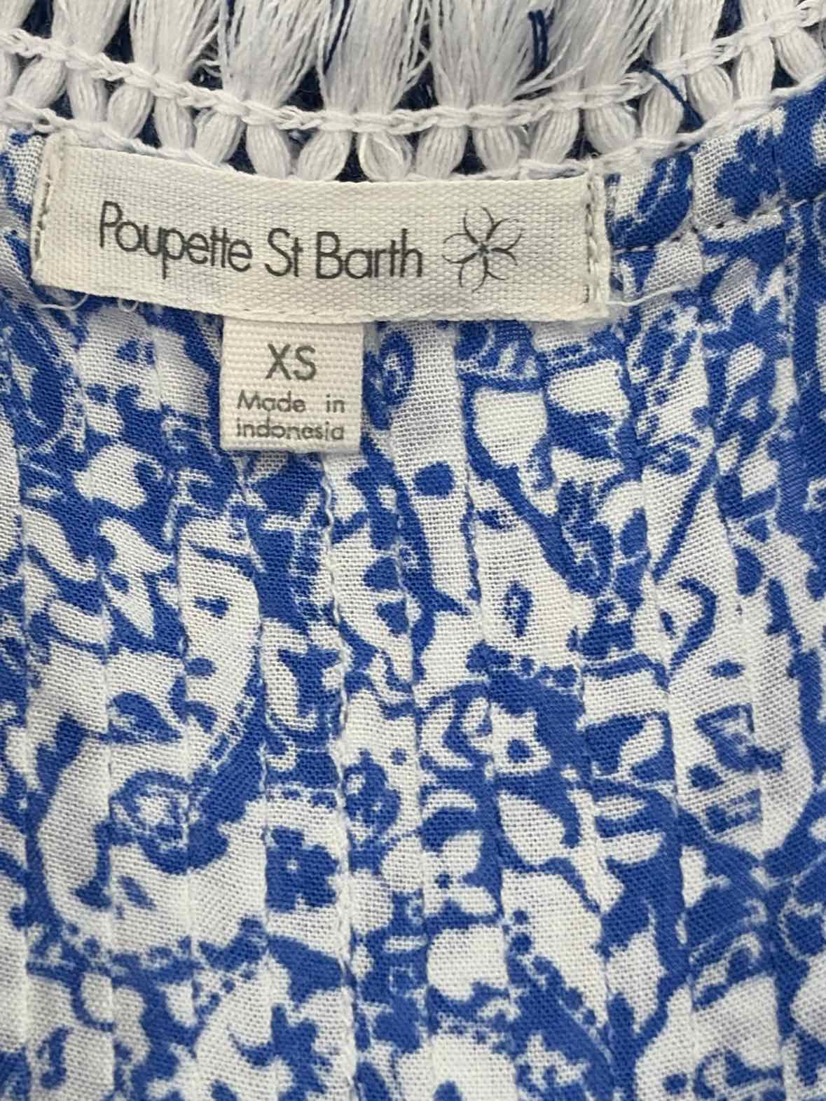 Pre-Owned Poupette St Barths Blue Size XS Knee Length Sleeveless Dress | True Fashionistas.