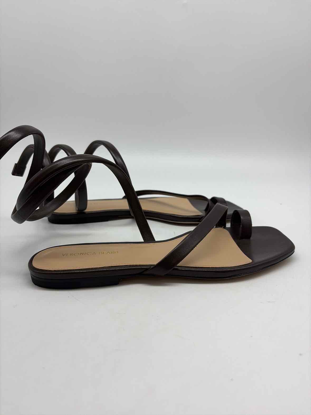 Pre-Owned Veronica Beard Brown Size 8.5M Strappy Sandals | True Fashionistas.