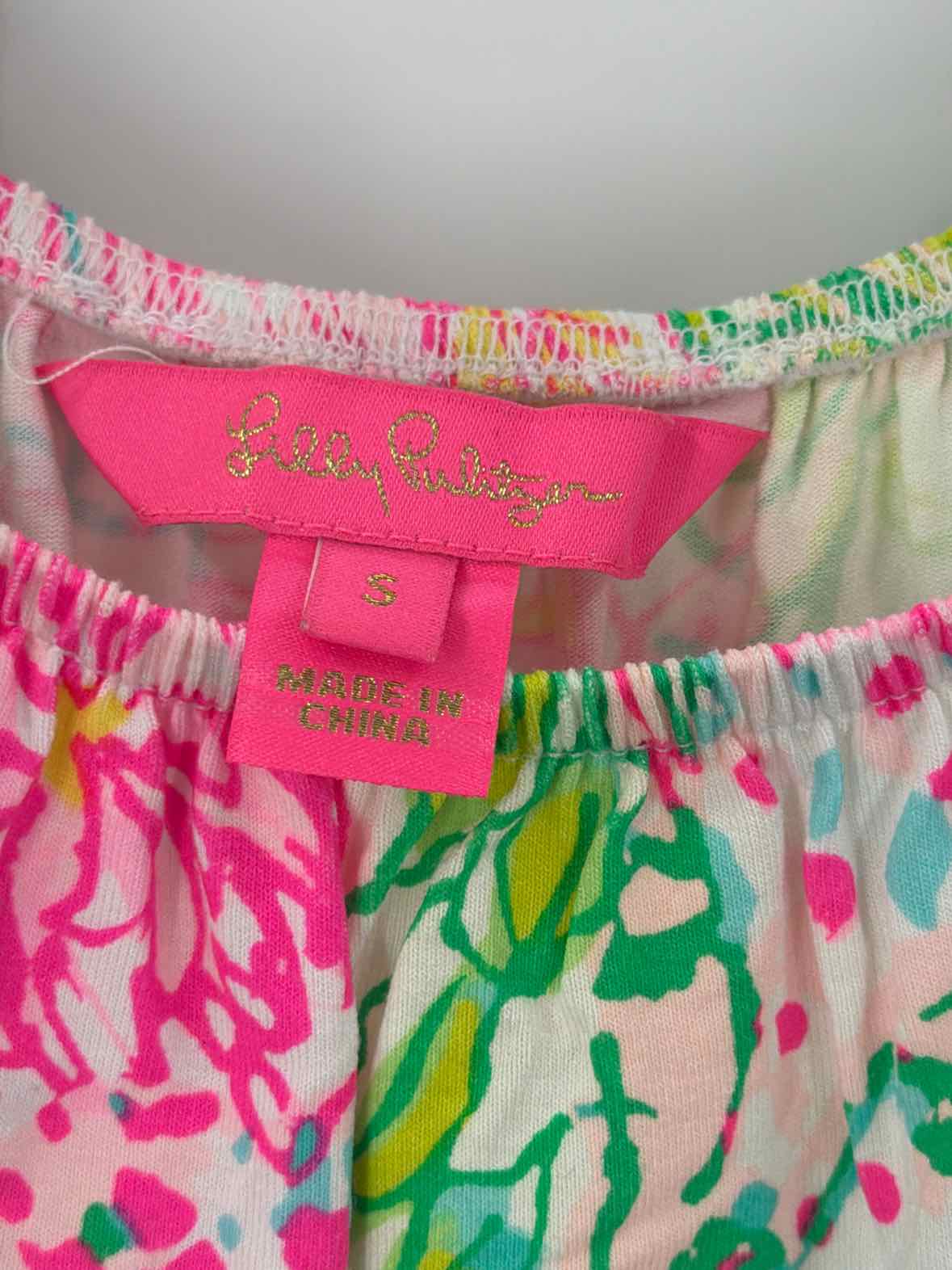 Pre-Owned Lilly Pulitzer Pink Size Small Long Sleeve Romper | True Fashionistas.