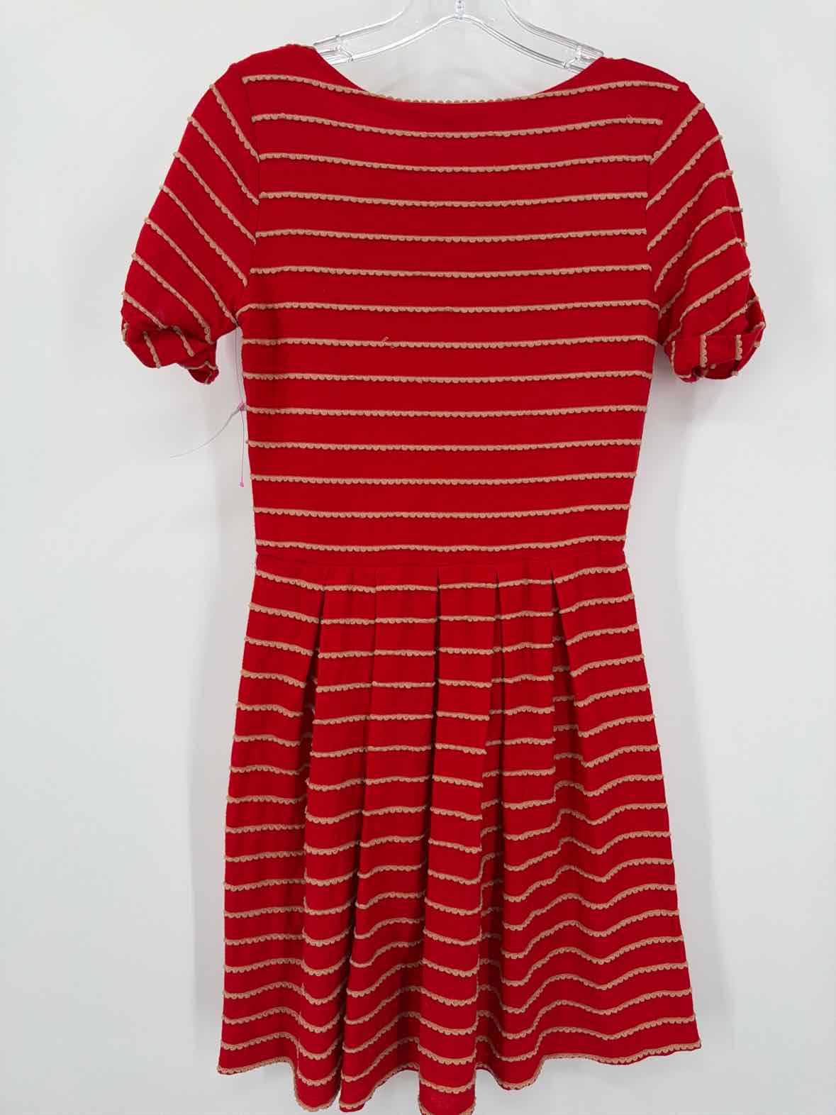 Pre-Owned Bordeaux Red Size Small Short Short Sleeve Dress | True Fashionistas.