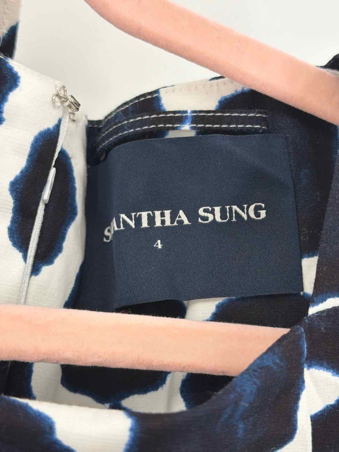 Pre-Owned Samantha Sung Navy Size 2 Short Sleeveless Dress | True Fashionistas.