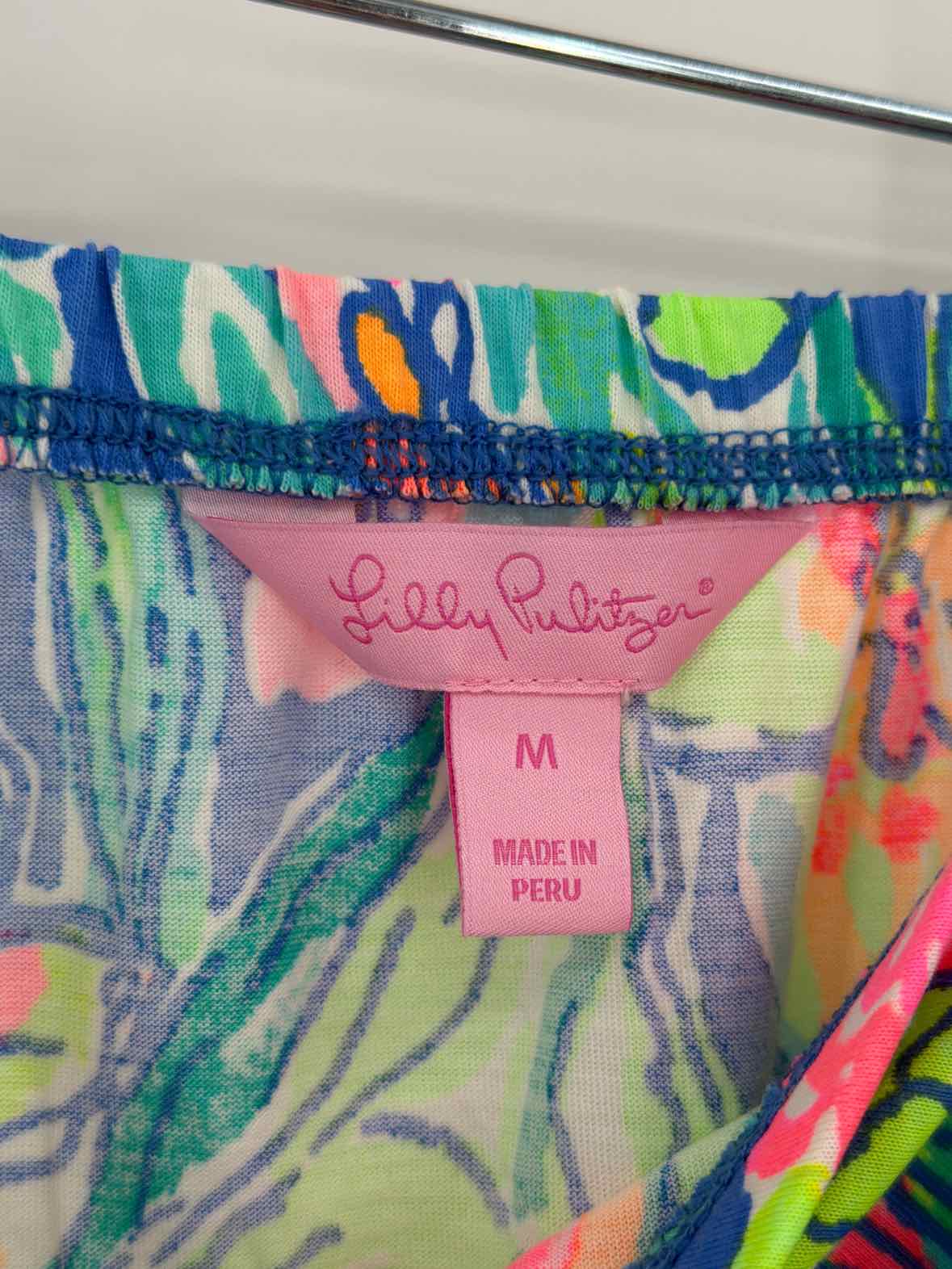 Pre-Owned Lilly Pulitzer Blue Size Medium Short Strapless Dress | True Fashionistas.