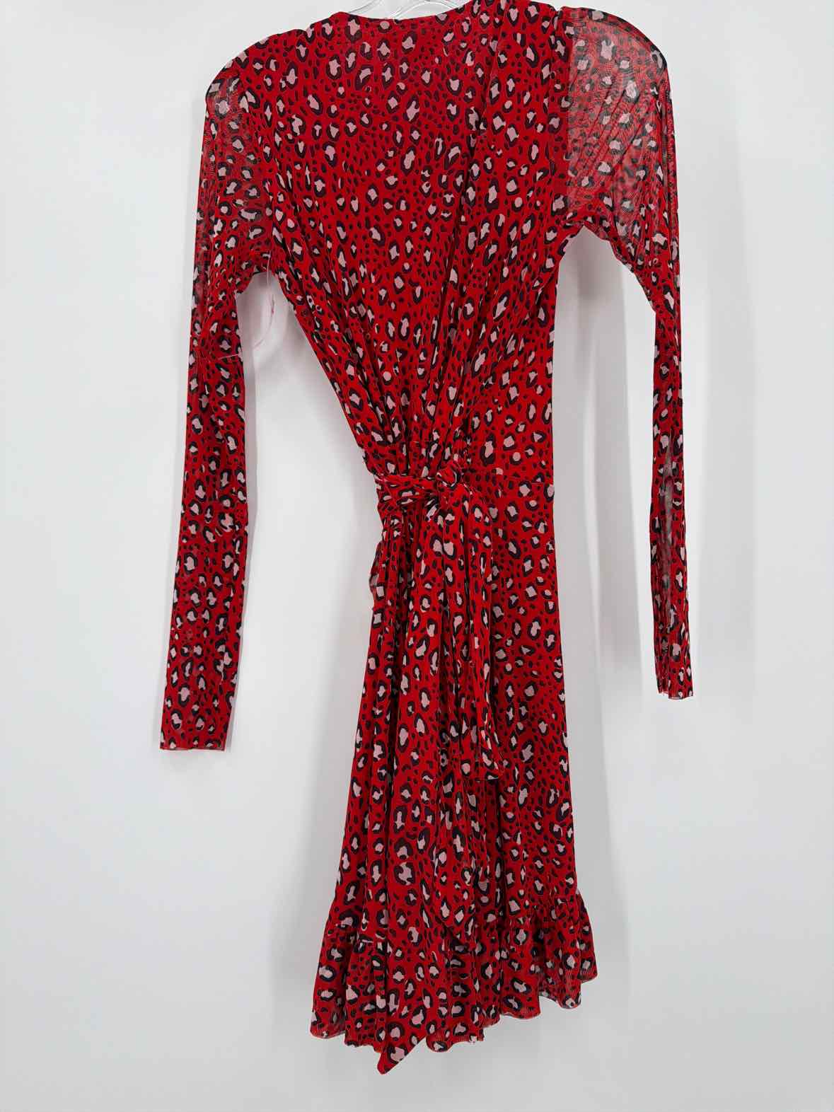 Pre-Owned Sanctuary Red Size XS Mesh Short Long Sleeve Dress | True Fashionistas.