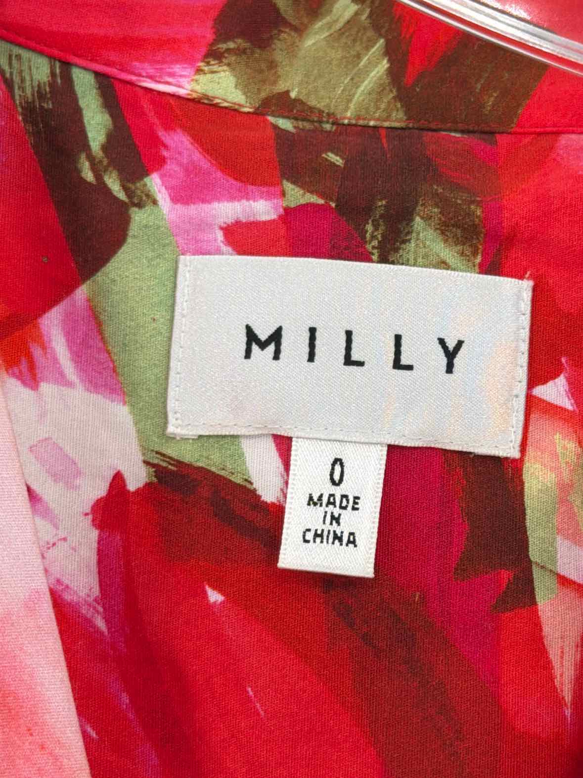Pre-Owned Milly Red Size 0 Short Sleeveless Dress | True Fashionistas.