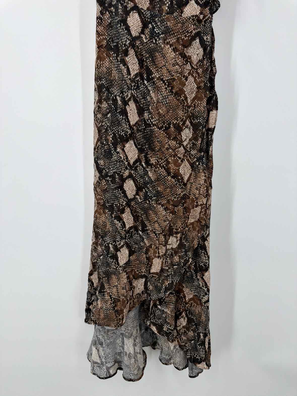 Pre-Owned Chelsea 28 Brown Size Medium Short Short Sleeve Dress | True Fashionistas.