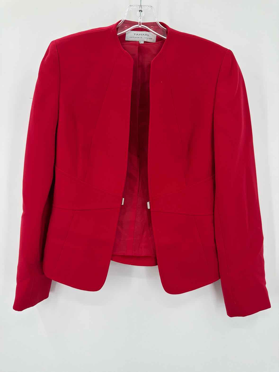 Pre-Owned Tahari Red Size 4 Blazer | True Fashionistas.