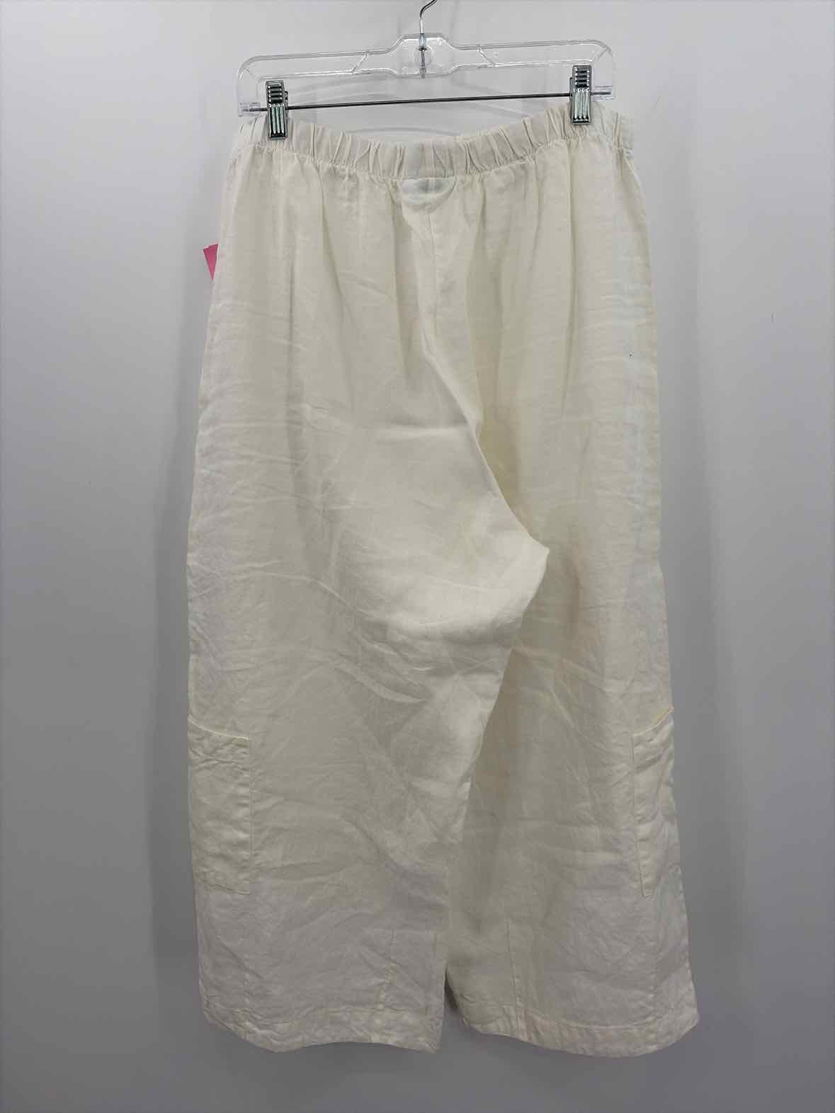 Bryn Walker Ivory Size XL Linen Pull On Pants | True Fashionistas.