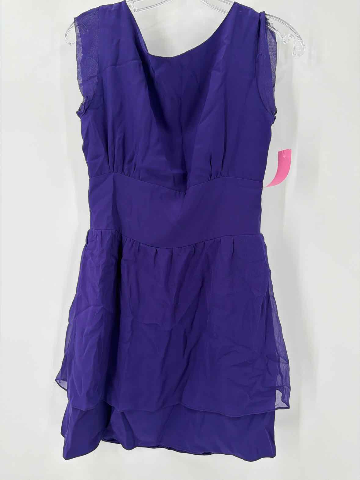 Pre-Owned Luna Purple Size Small Short Sleeveless Dress | True Fashionistas.