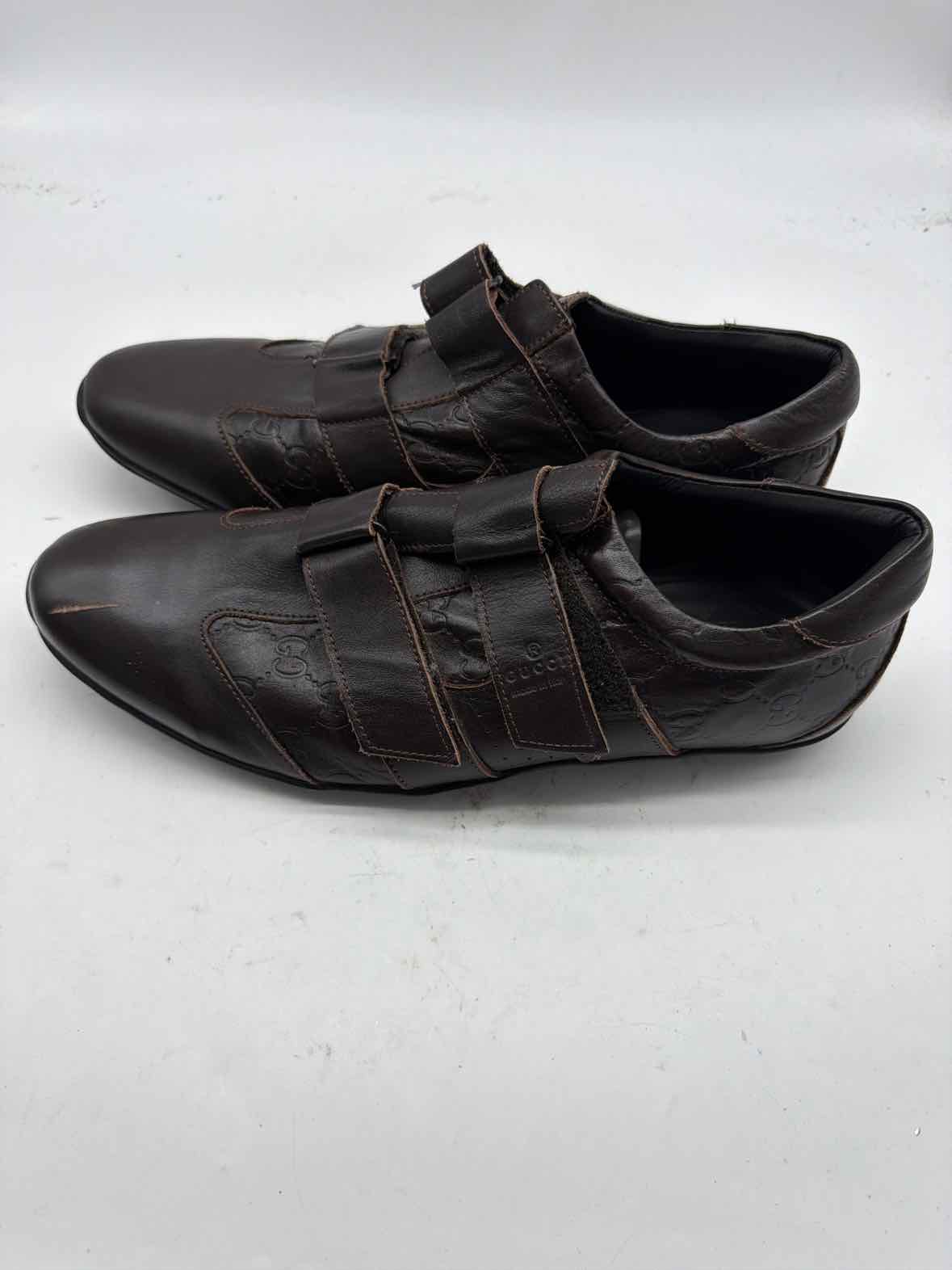 Pre-Owned Gucci Brown 44 Lace Up Men's Sneakers | True Fashionistas.