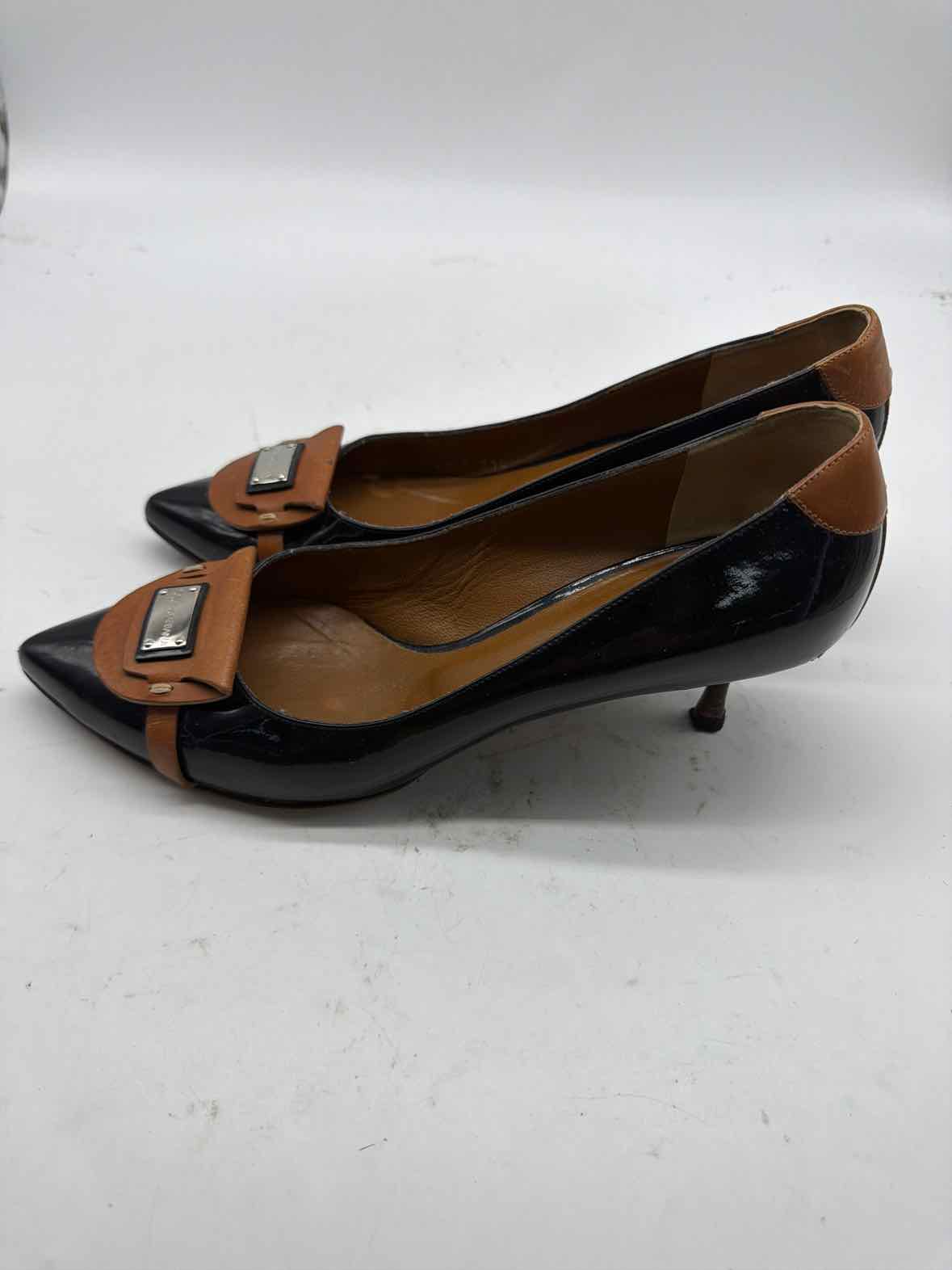 Pre-Owned Dolce & Gabbana Black Size 7.5 Kitten Heel Heels | True Fashionistas.