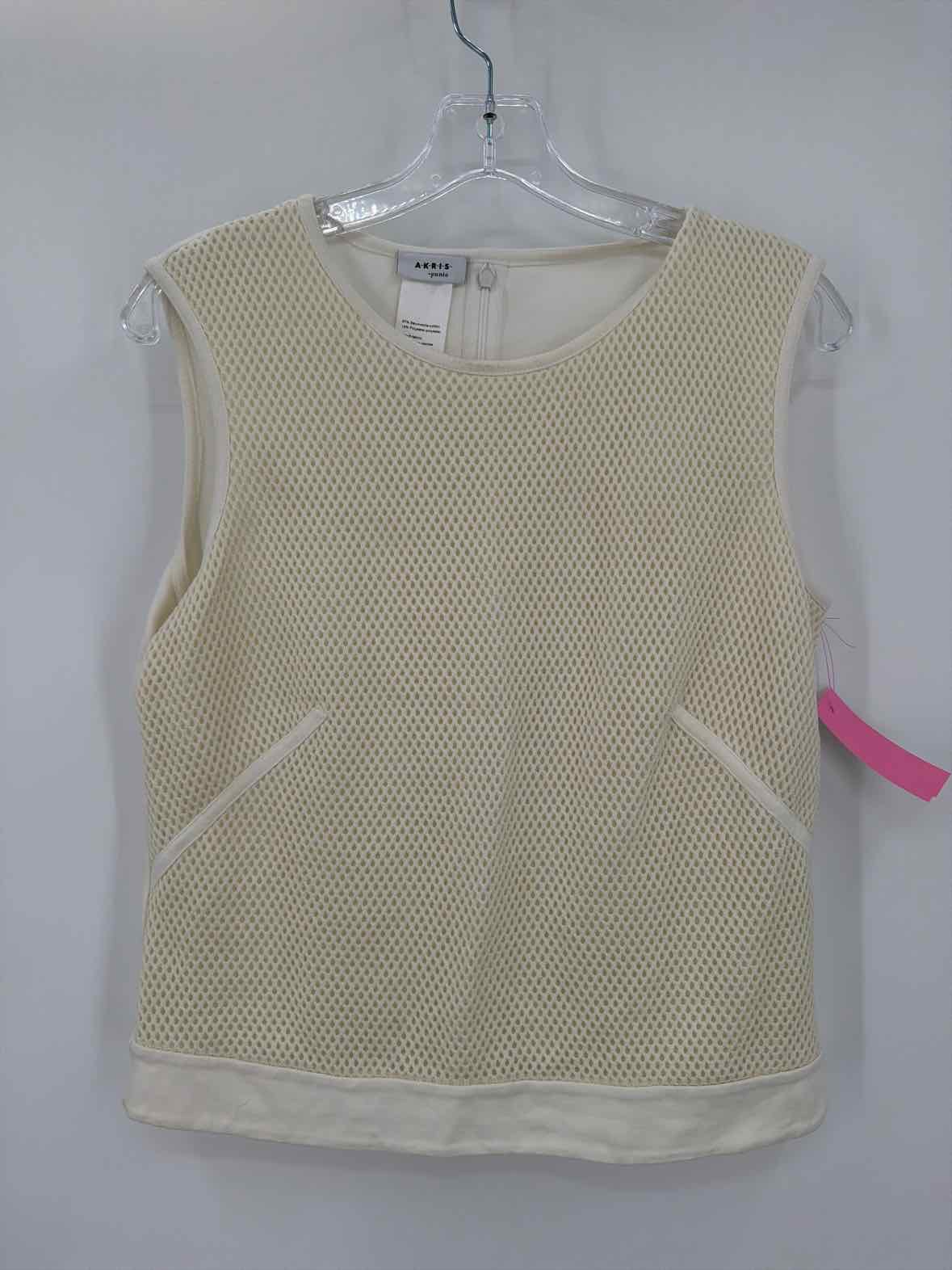 Pre-Owned Akris Punto Ivory Size 12 Tank Top | True Fashionistas.