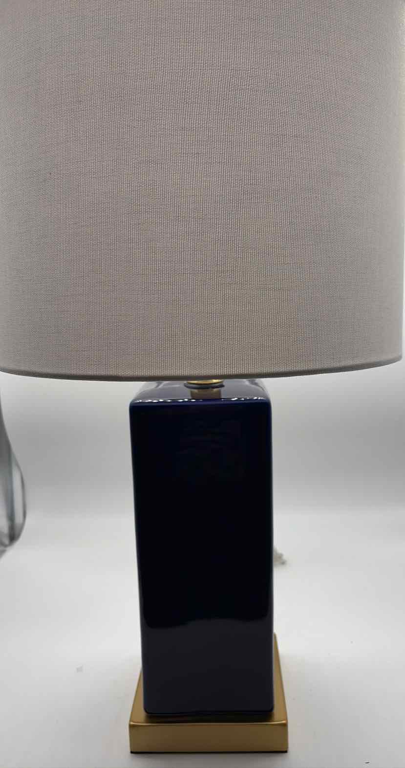 Safavieh Navy And Gold Lamp | True Fashionistas.
