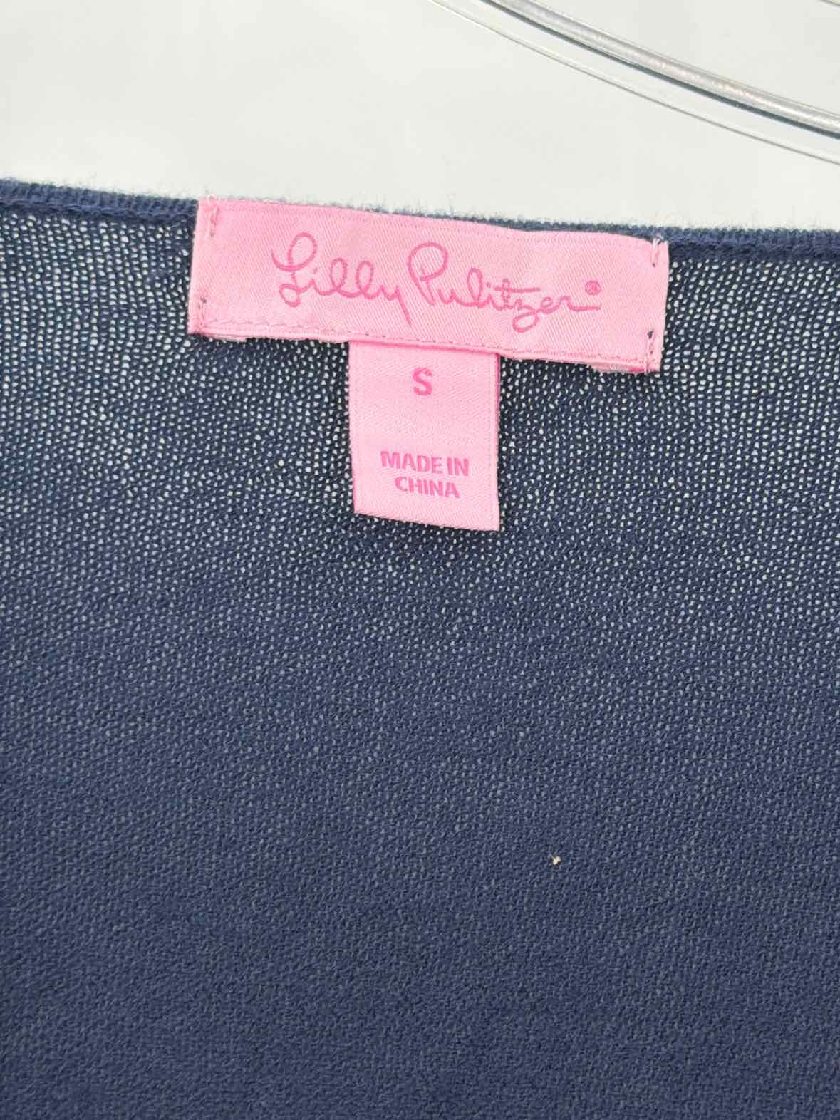 Pre-Owned Lilly Pulitzer Navy Size Small Sweater | True Fashionistas.
