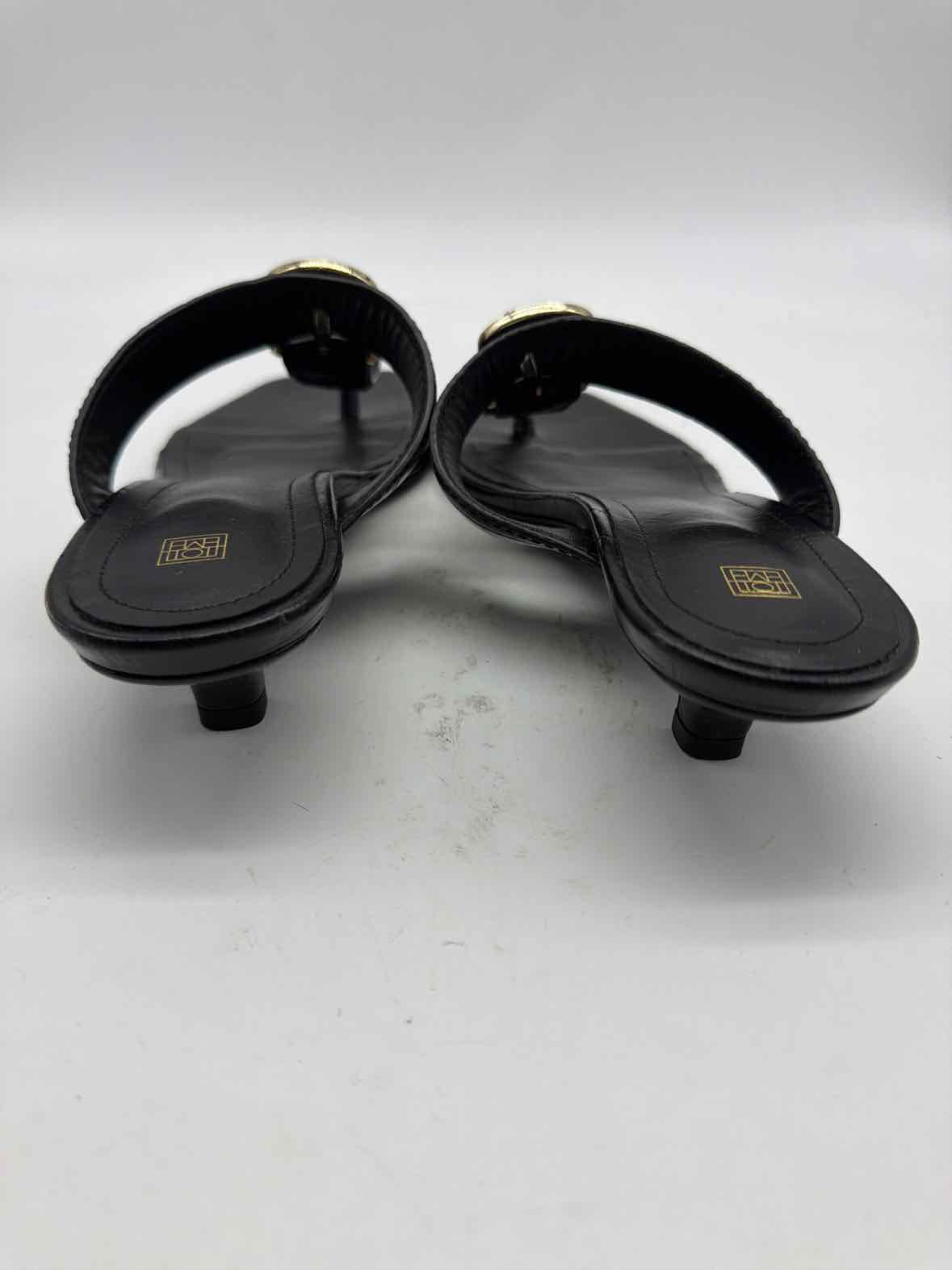 Pre-Owned Toteme Black Size 36 Mule Heels | True Fashionistas.
