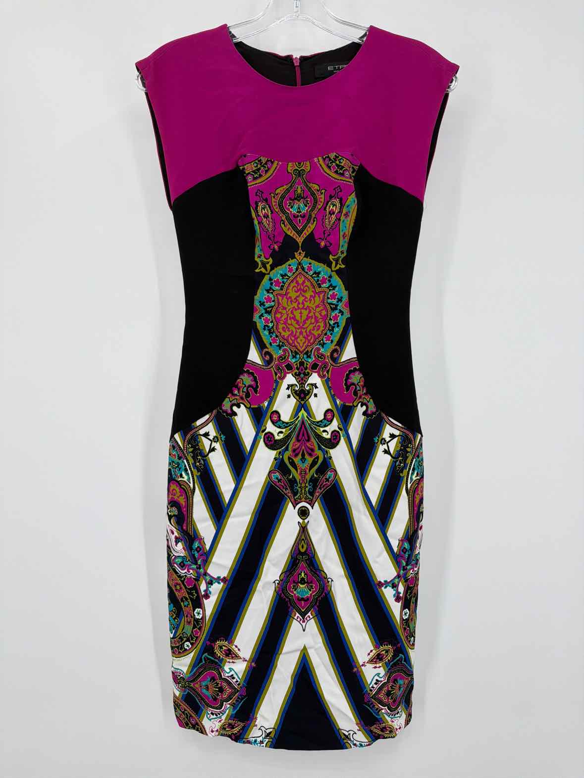 Pre-Owned Etro Purple Size 40/6 Short Sleeveless Dress | True Fashionistas.