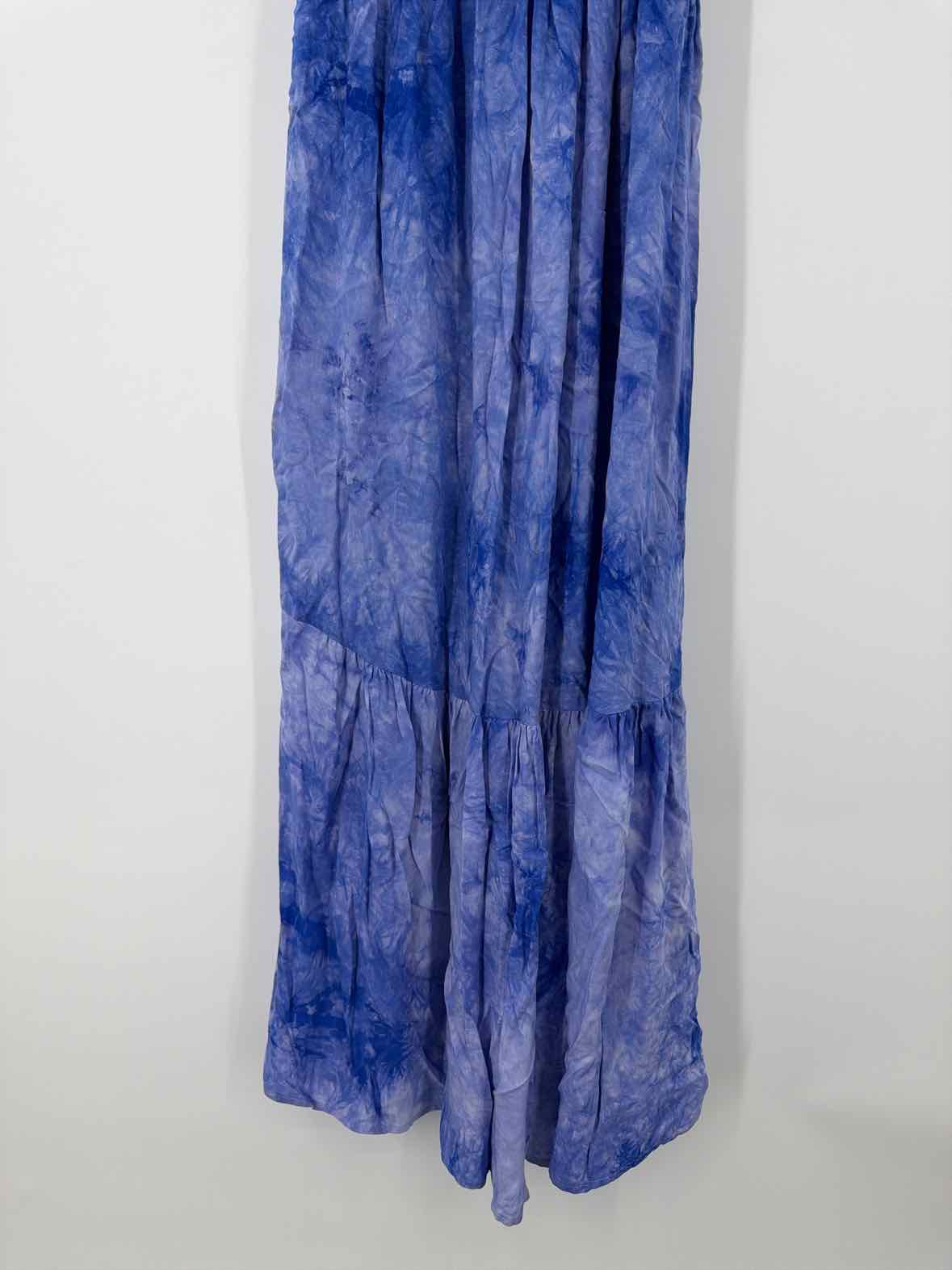Pre-Owned Favlux Blue Size Large Long Strapless Dress | True Fashionistas.