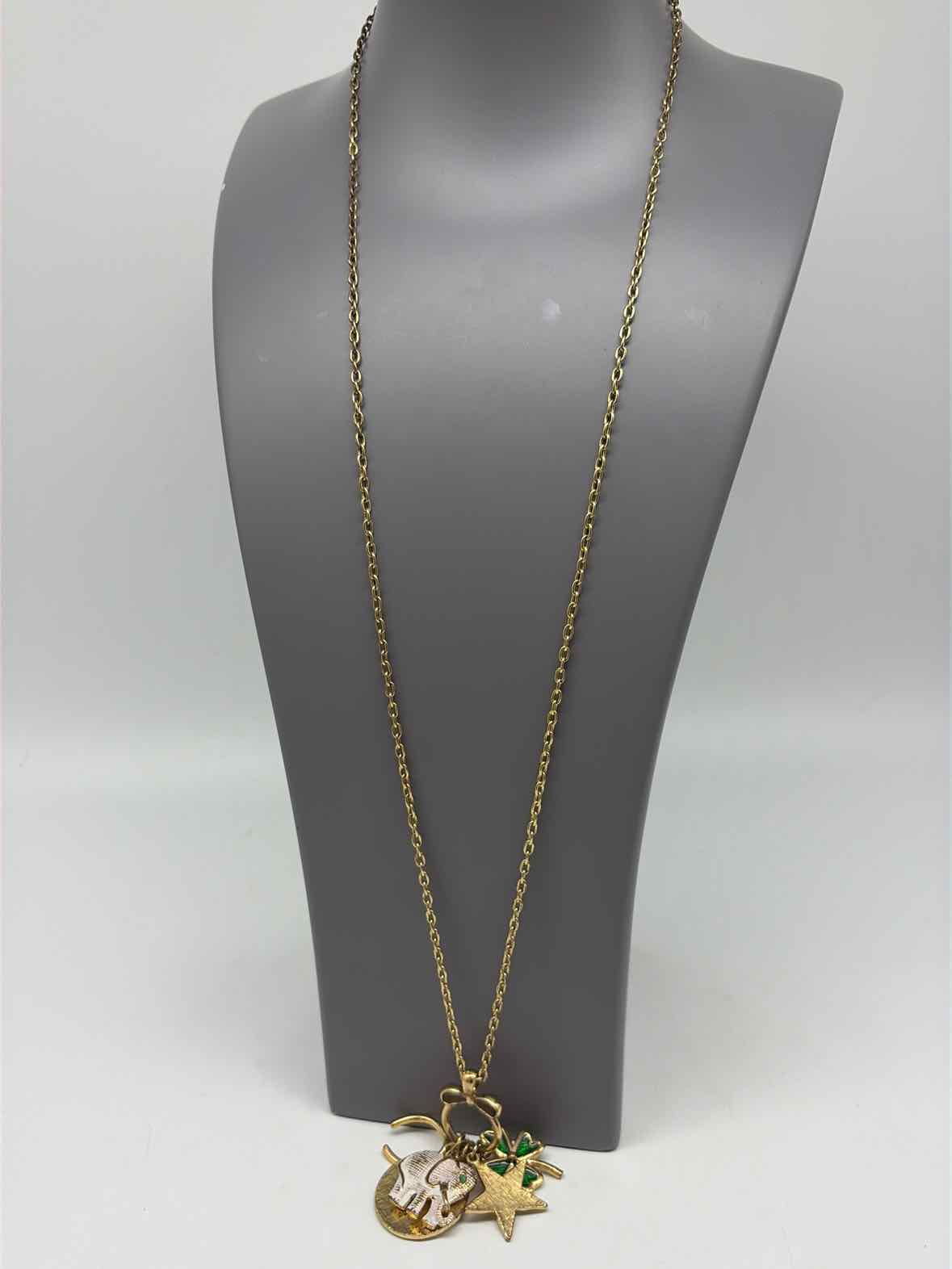 Lilly Pulitzer Gold Luck Charm Necklace | True Fashionistas.