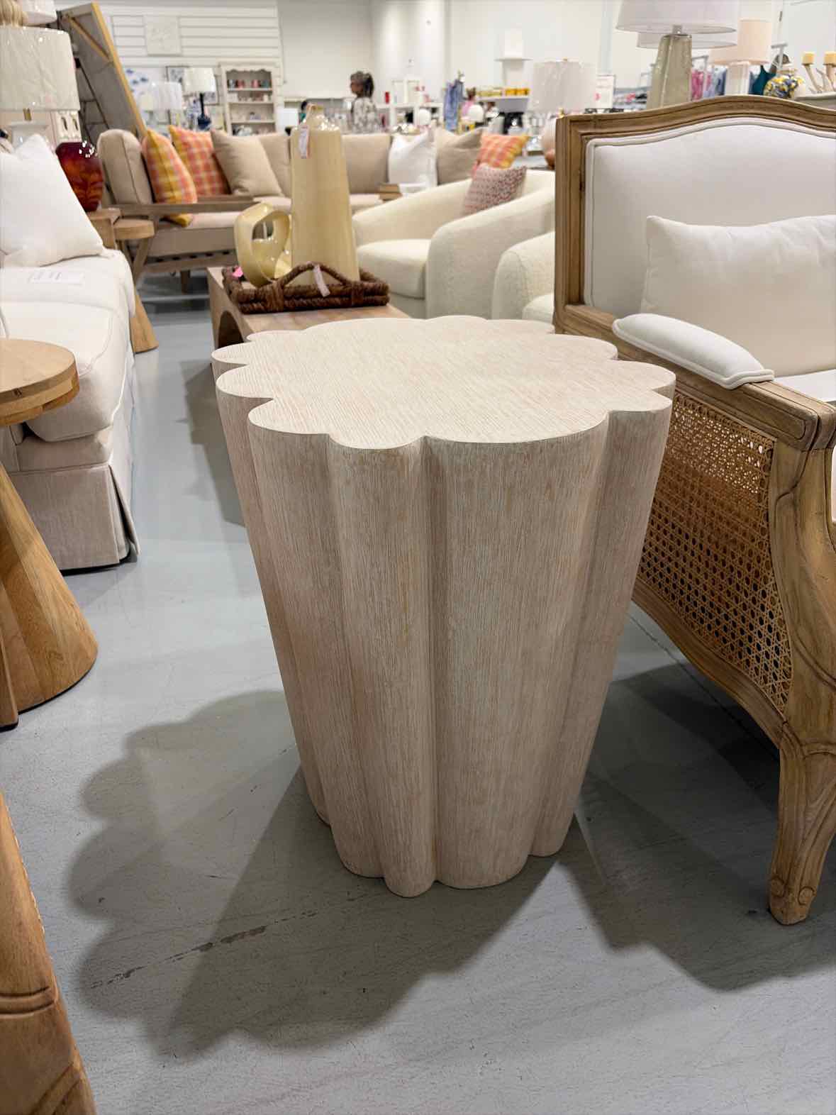 Bree Tan Side Table | True Fashionistas.