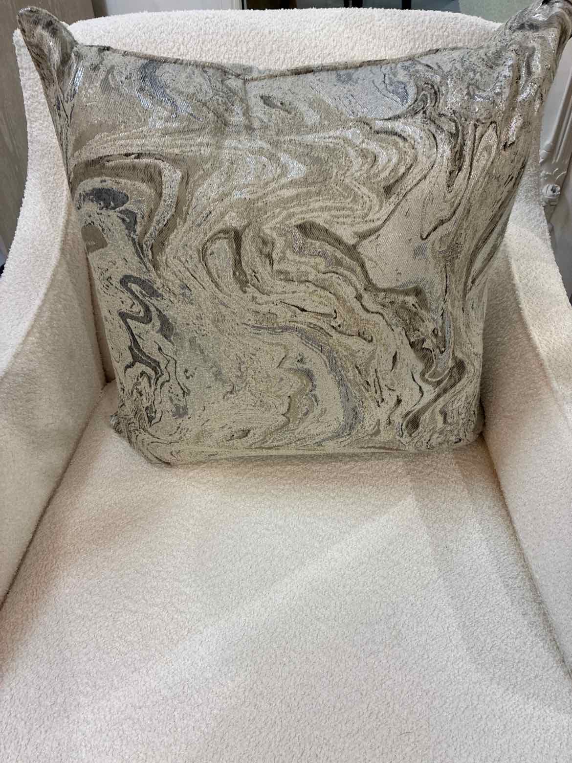 Callisto Gray Fabric Pillow | True Fashionistas.