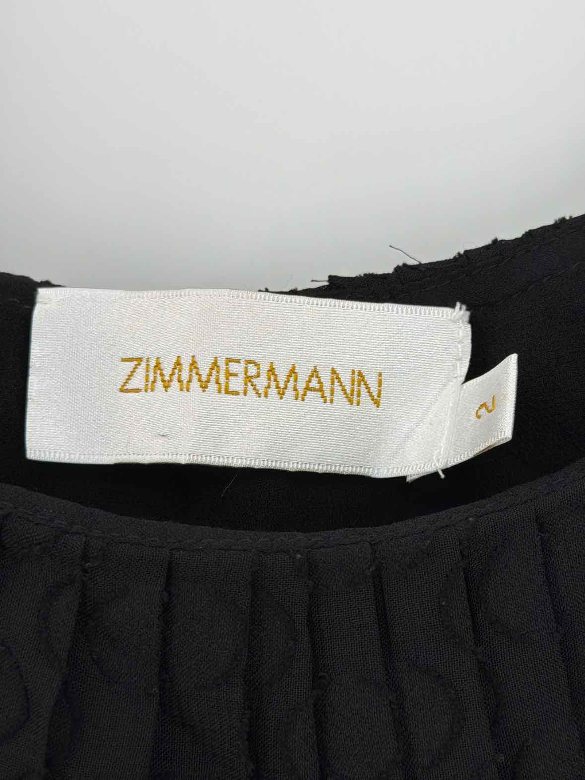 Pre-Owned Zimmermann Black Size 2/8 Tank Top | True Fashionistas.