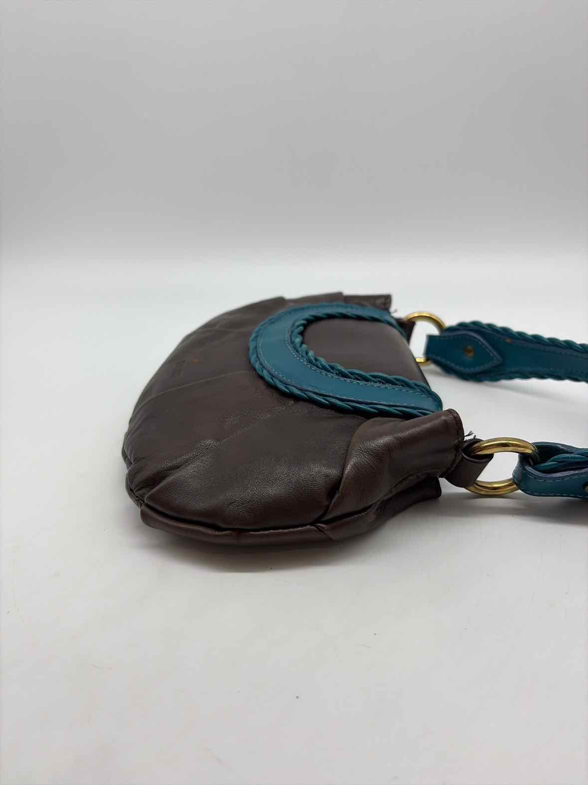 Pre-Owned Moschino Brown Pouchette Pouchette | True Fashionistas.