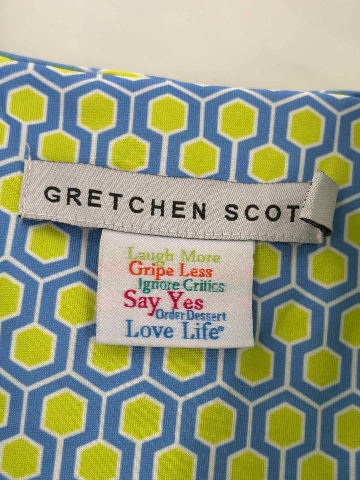 Pre-Owned Gretchen Scott Green Size XS Short Long Sleeve Dress | True Fashionistas.