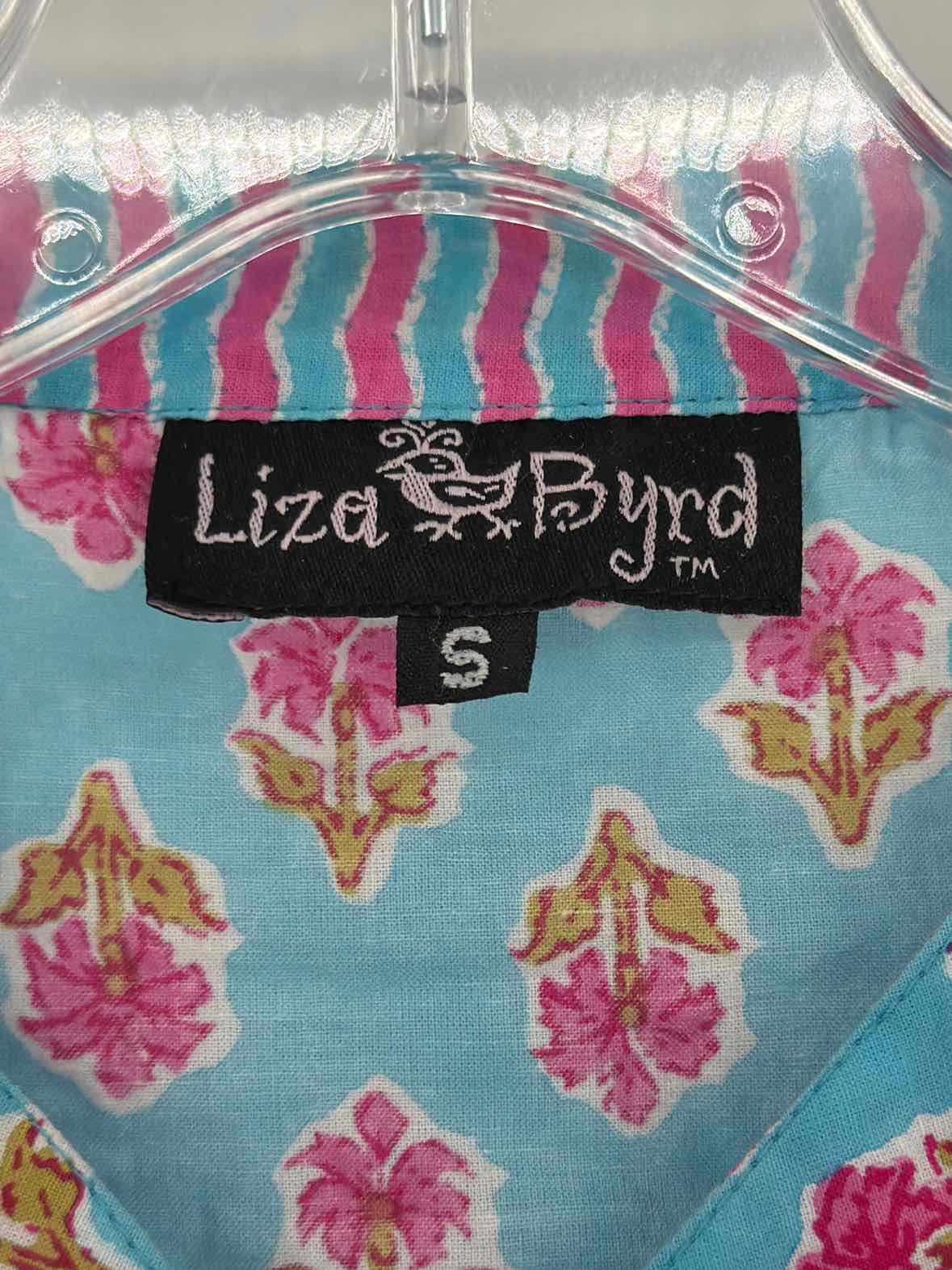 Pre-Owned Liza Byrd Blue Size Small Tunic Blouse | True Fashionistas.