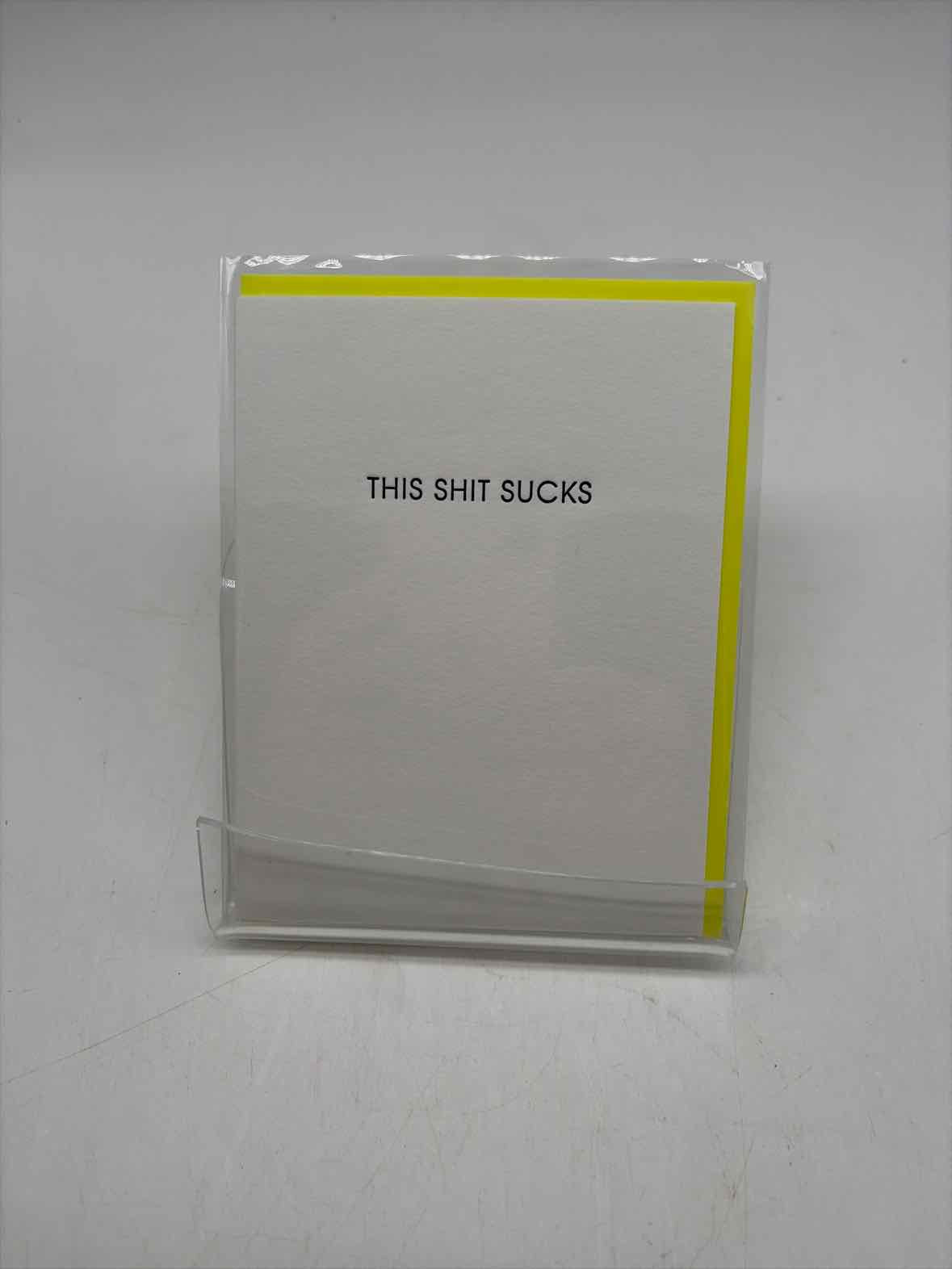 This Sh*#@ Sucks Greeting Card | True Fashionistas.