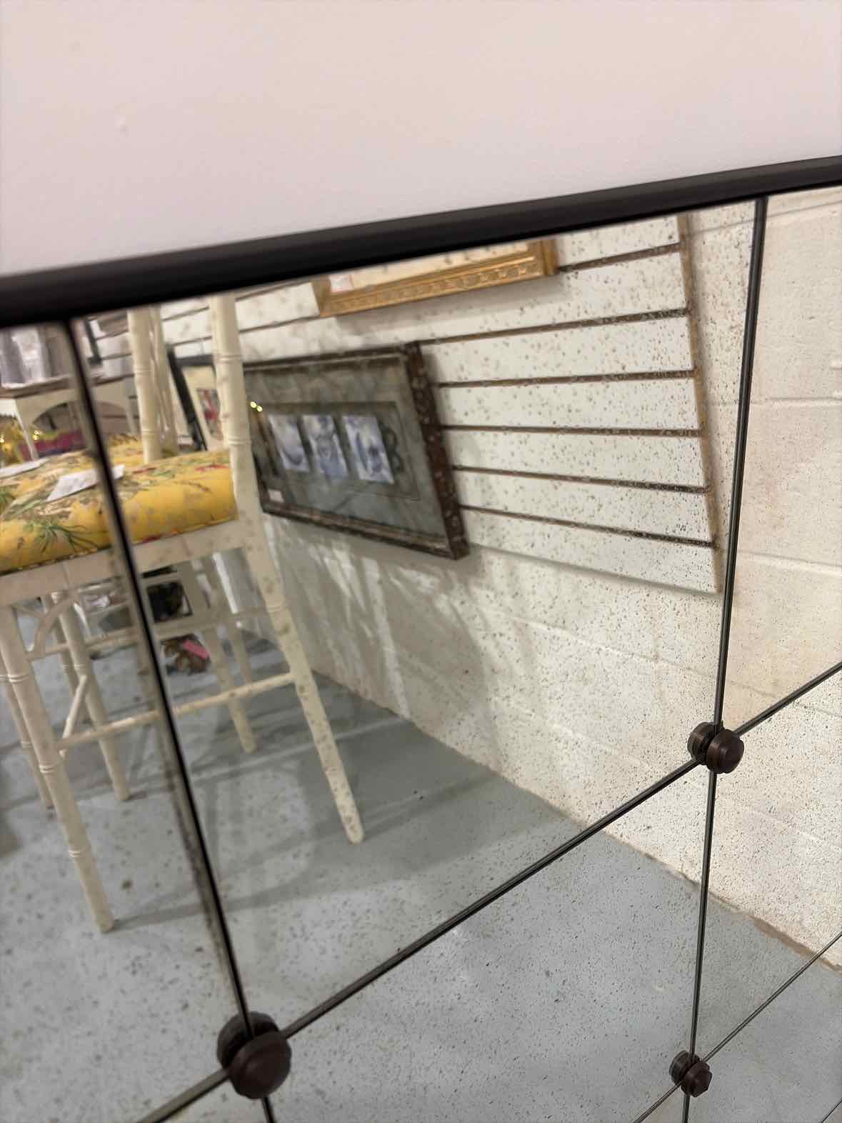 Pottery Barn Markle Antique Glass Panel Mirror | True Fashionistas.