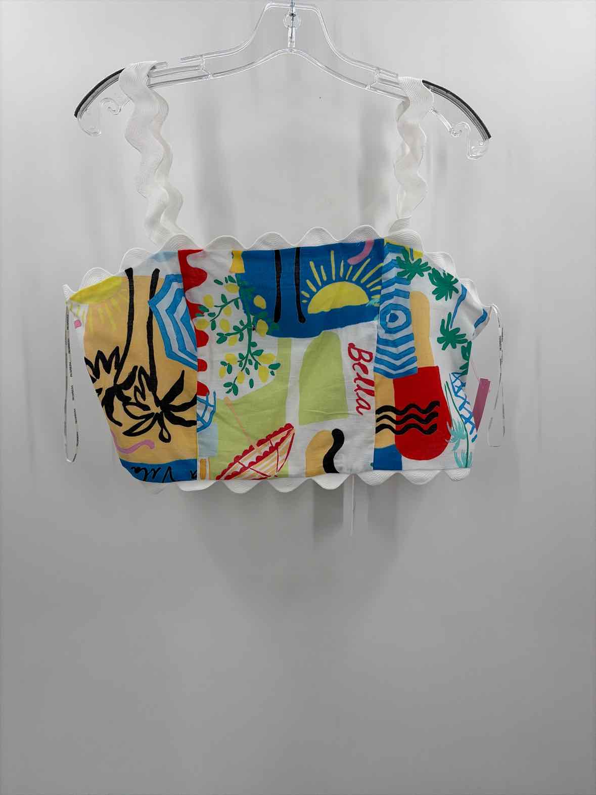 Prosperina White Size Large Cropped Tank Top | True Fashionistas.