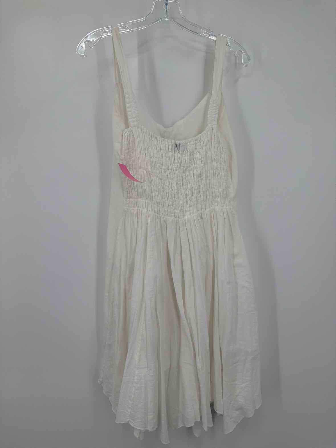 Pre-Owned Blanc Du Nil White Size Large Short Sleeveless Dress | True Fashionistas.