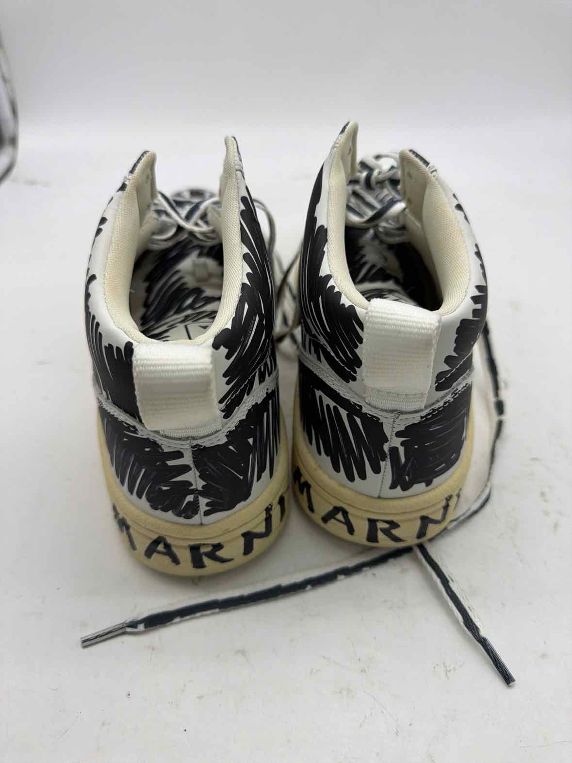 Pre-Owned Veja for Marni Black Size 9.5 High Top Athletic Shoes | True Fashionistas.