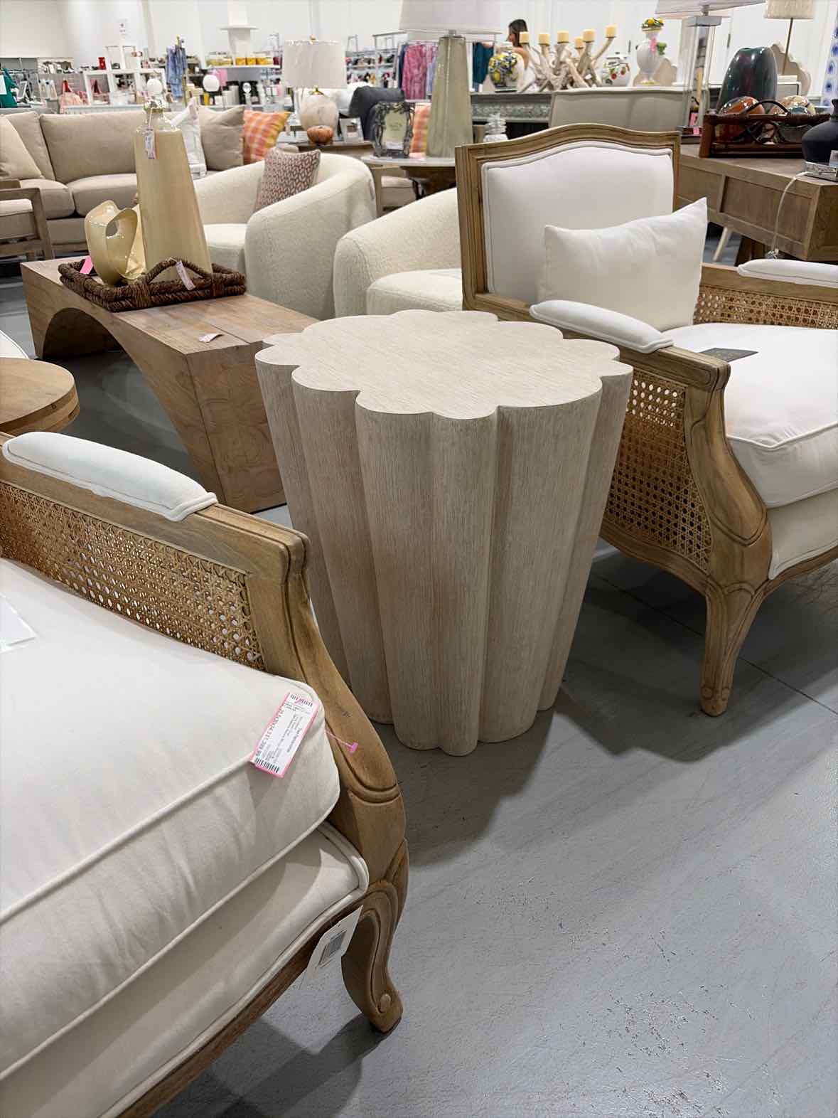 Bree Tan Side Table | True Fashionistas.