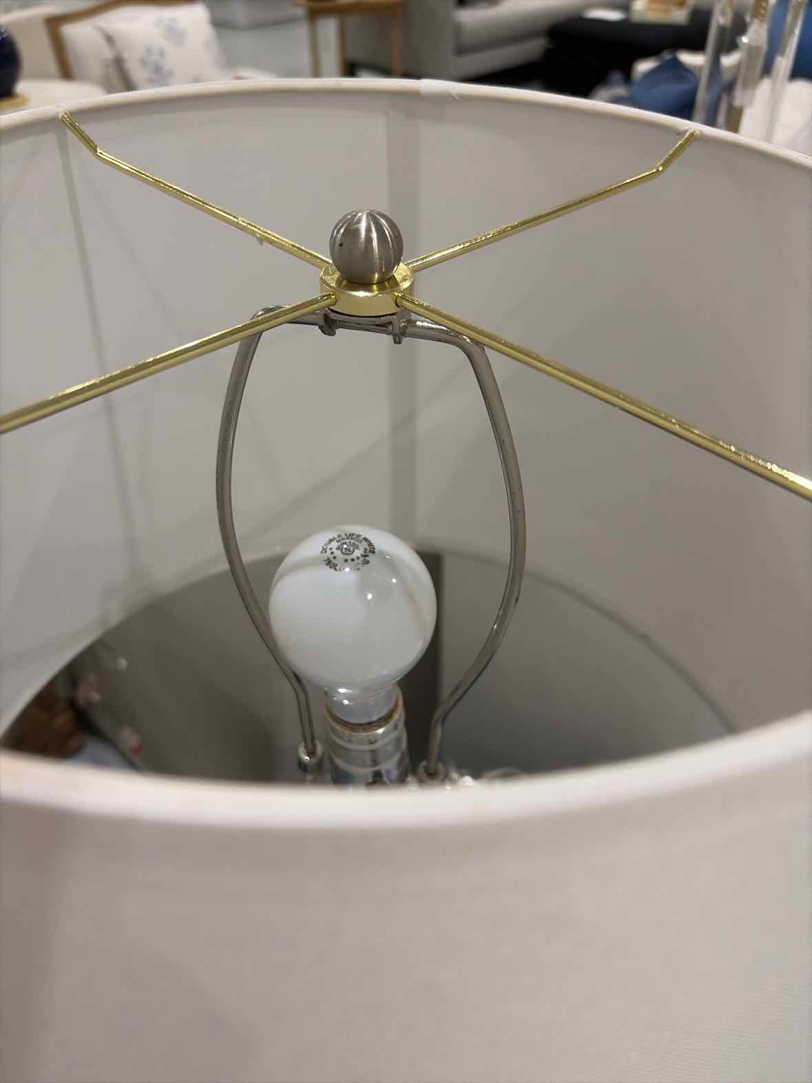 Champagne Mercury Glass Look Accent Lamp | True Fashionistas.