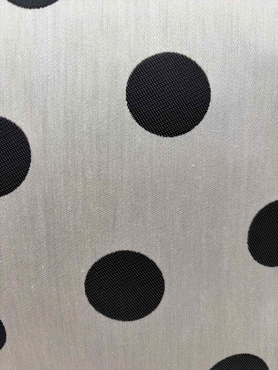 Missoni White Fabric W/Black Polka Dots Pillow | True Fashionistas.