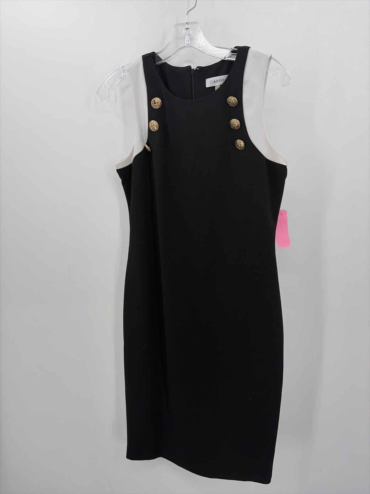 Calvin Klein Black Size 4 Knee Length Sleeveless Dress | True Fashionistas.