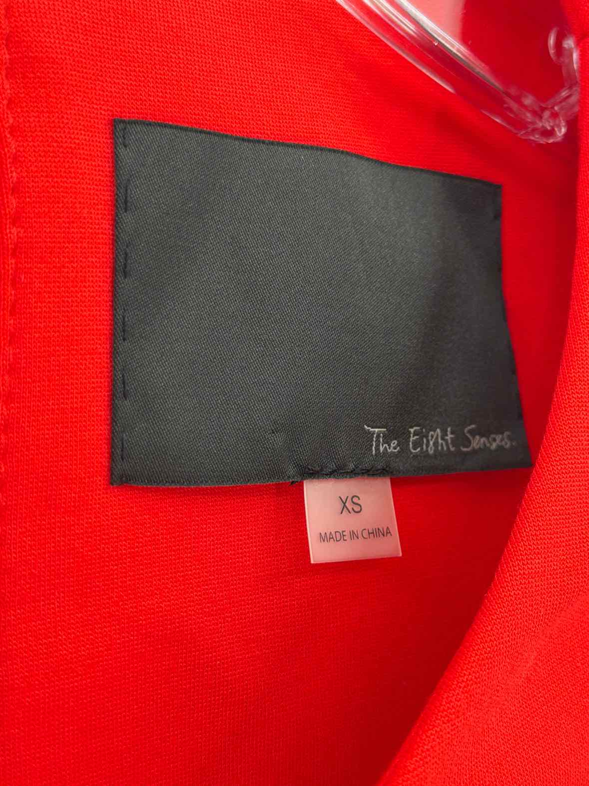 Pre-Owned The Eight Senses Red Size XS Short Short Sleeve Dress | True Fashionistas.