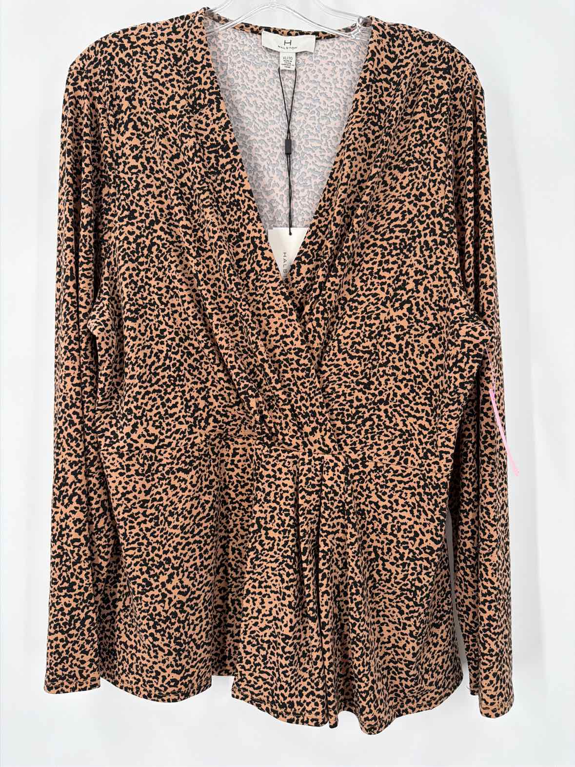 Pre-Owned H Halston Brown Size XL Blouse | True Fashionistas.
