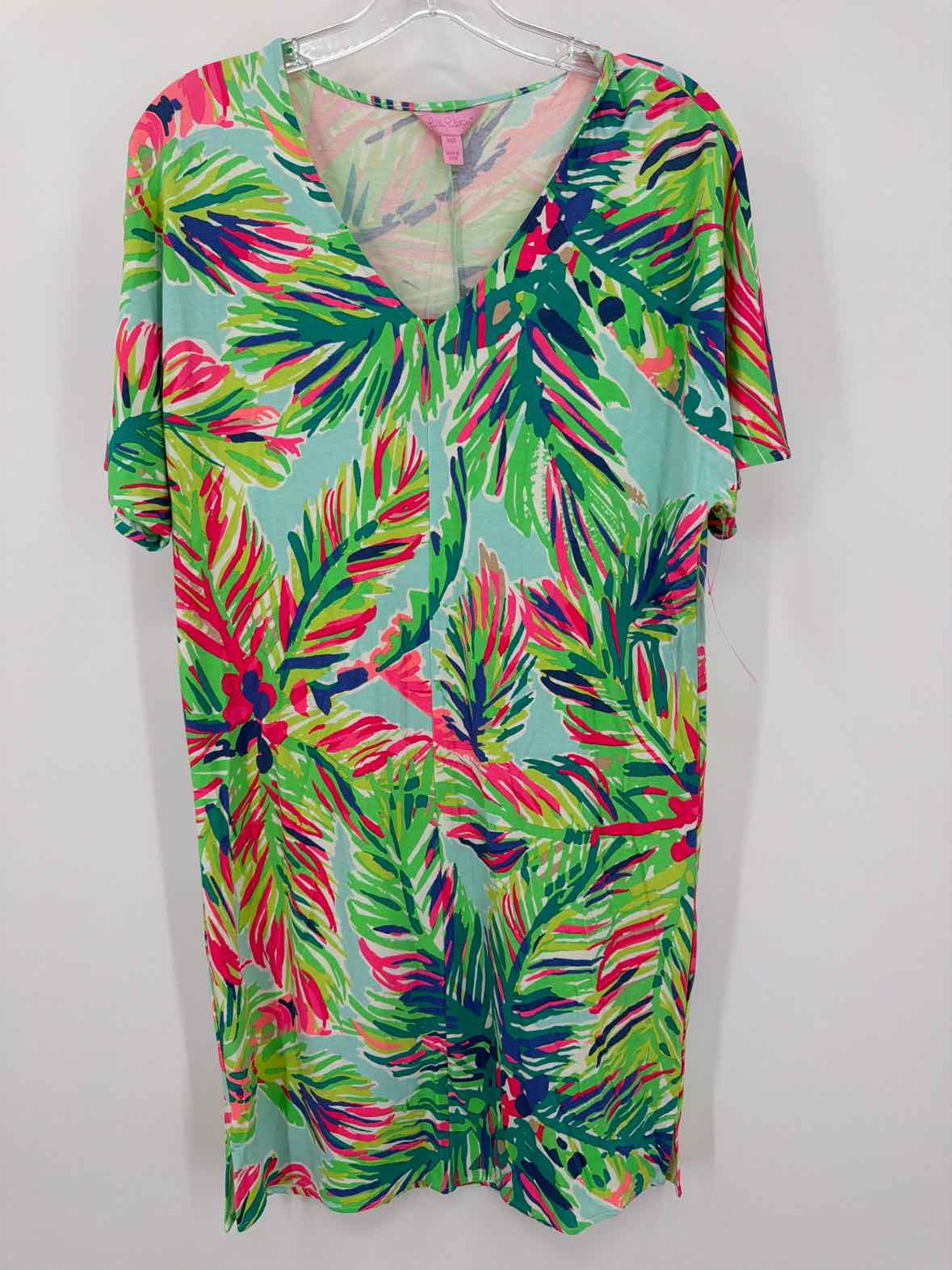 Pre-Owned Lilly Pulitzer Green Size XXS Short Short Sleeve Dress | True Fashionistas.