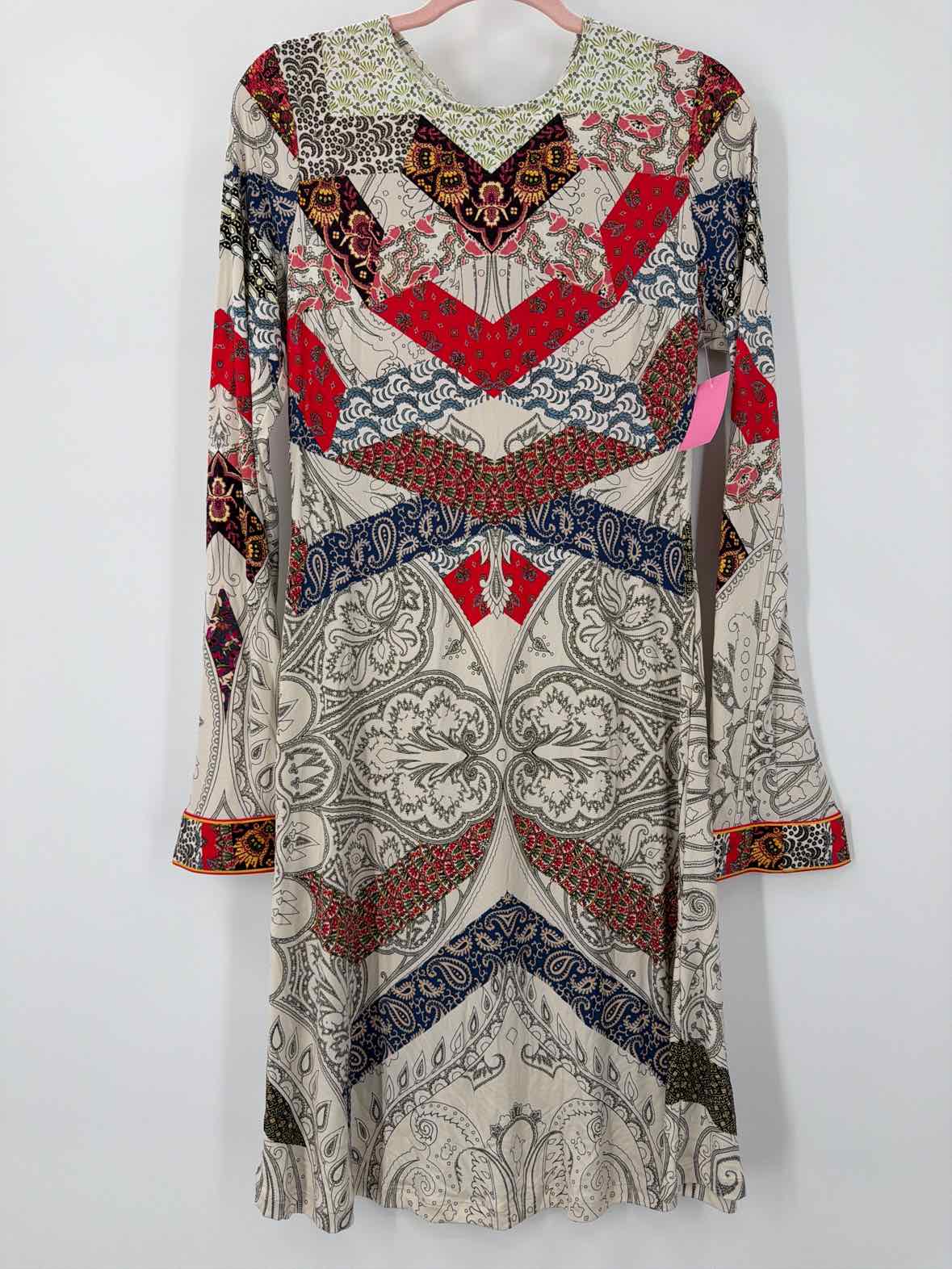 Pre-Owned Etro White Size 48 Short Long Sleeve Dress | True Fashionistas.