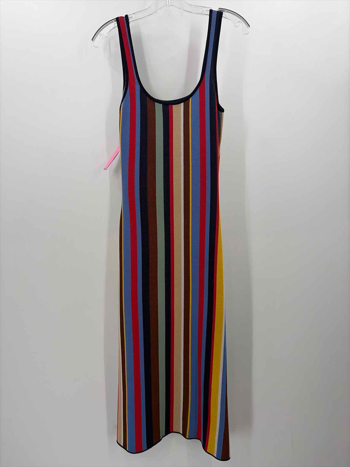 Pre-Owned Staud Navy Size Small Midi Sleeveless Dress | True Fashionistas.