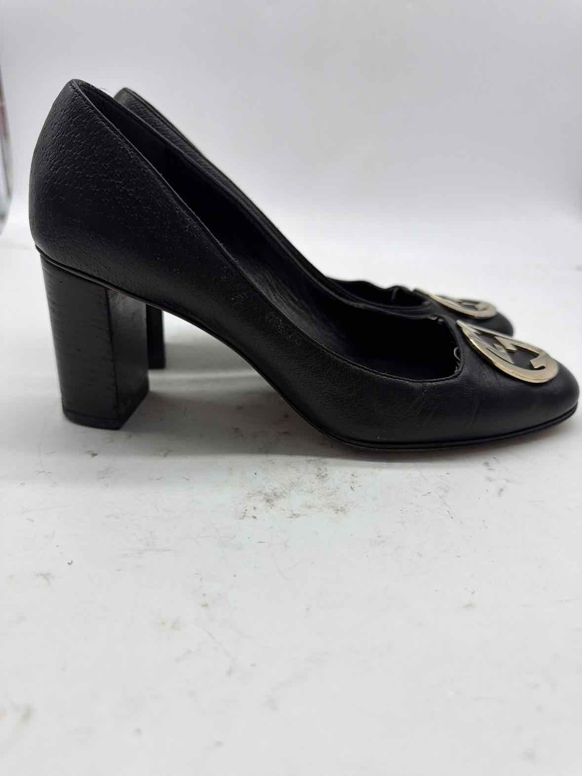 Pre-Owned Gucci Black Size 6 Block Heel Heels | True Fashionistas.