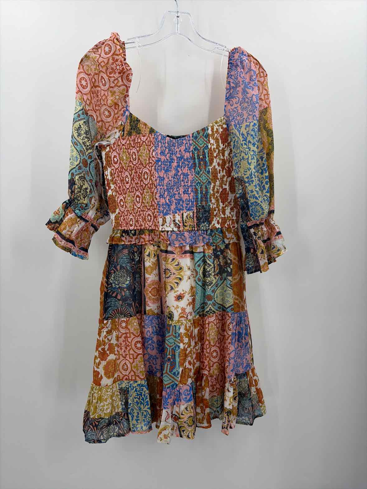 Pre-Owned Fate Brown Size Small Short Long Sleeve Dress | True Fashionistas.