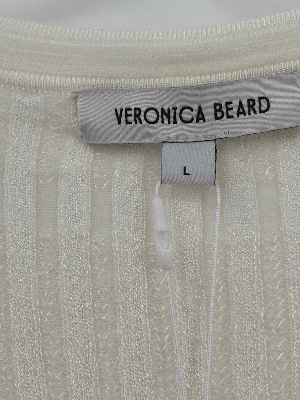 Pre-Owned Veronica Beard Ivory Size Large Cardigan Sweater | True Fashionistas.