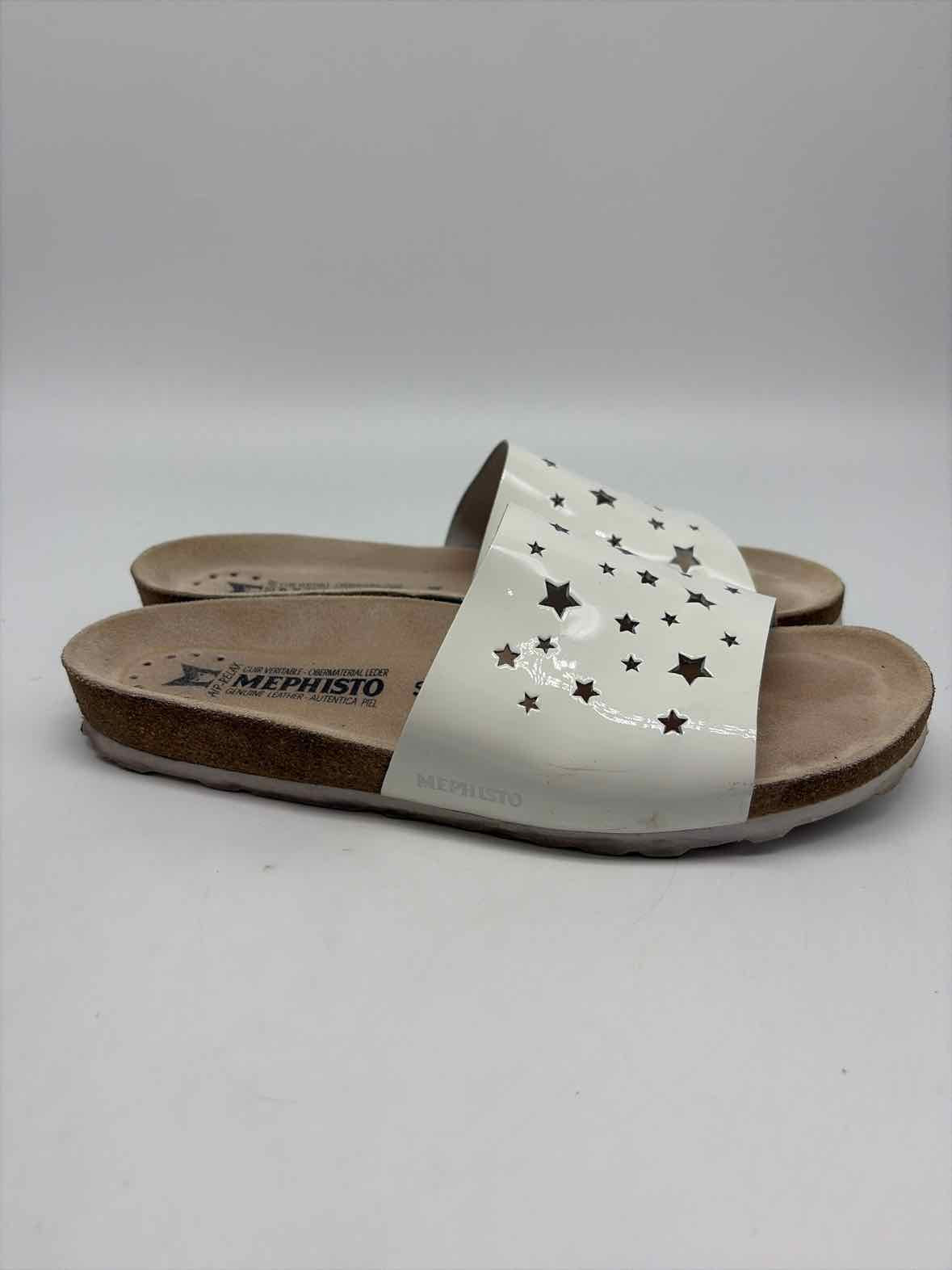 Mephisto White Size 40 Slide Flats | True Fashionistas.