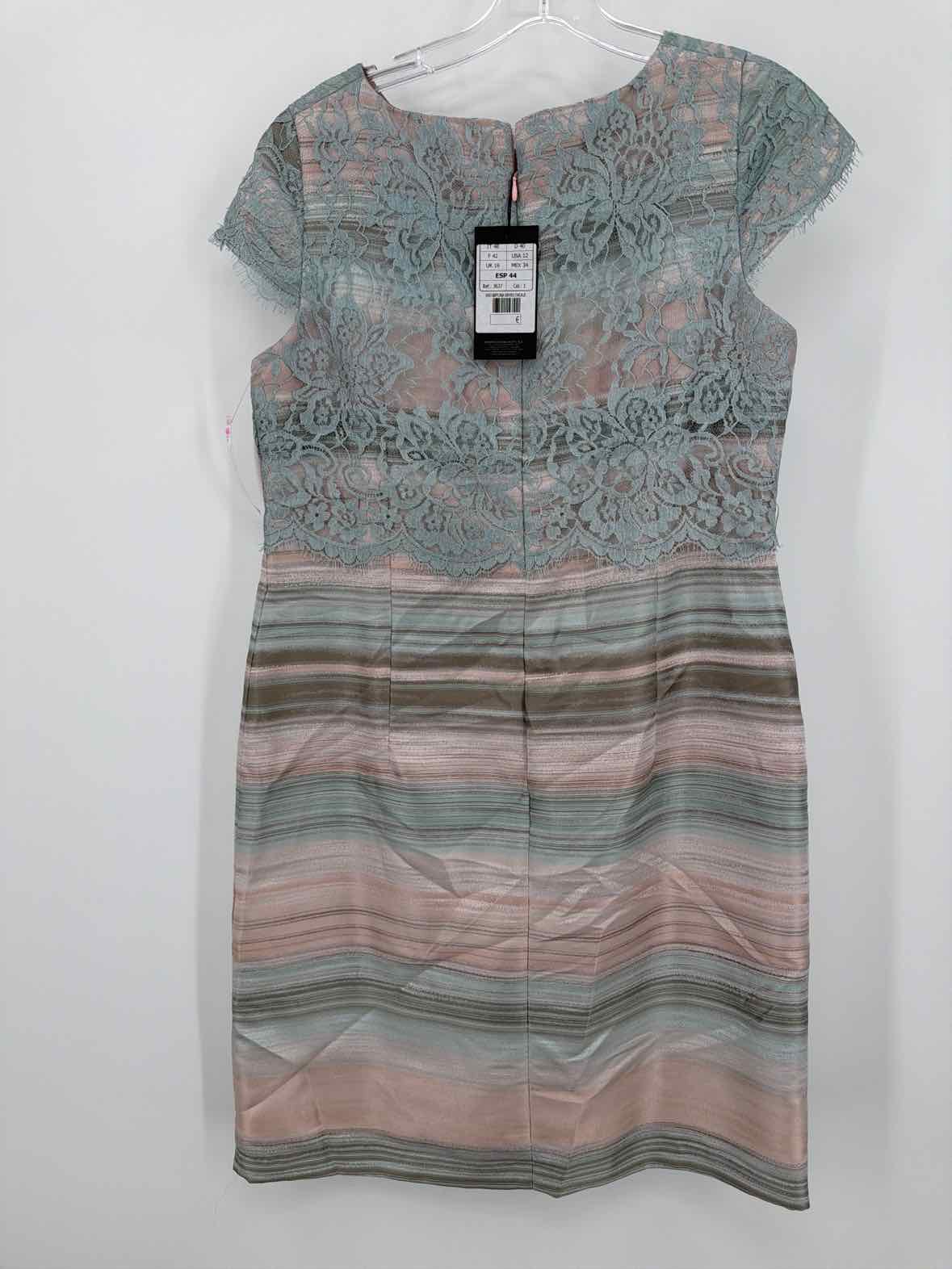 Pre-Owned Matilde Cando Blue Size 12 Short Sleeveless Dress | True Fashionistas.