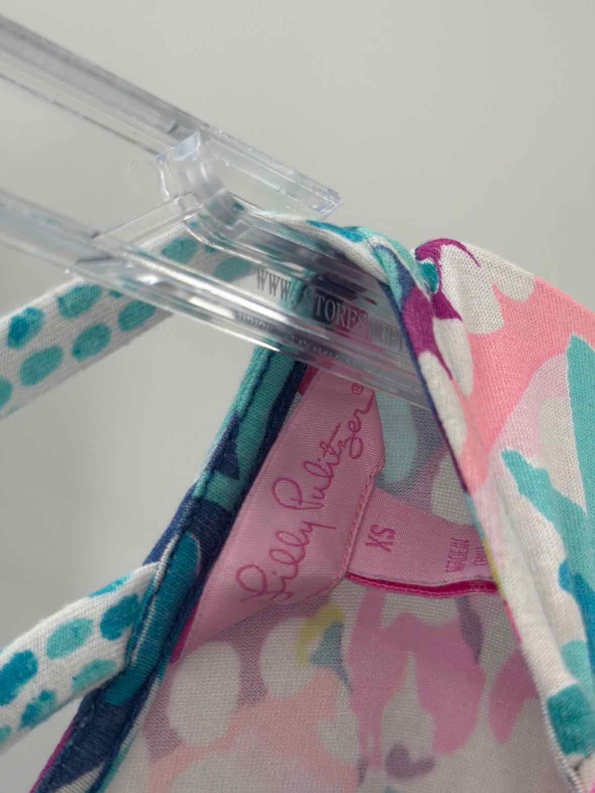 Pre-Owned Lilly Pulitzer Blue Size XS Short Long Sleeve Dress | True Fashionistas.