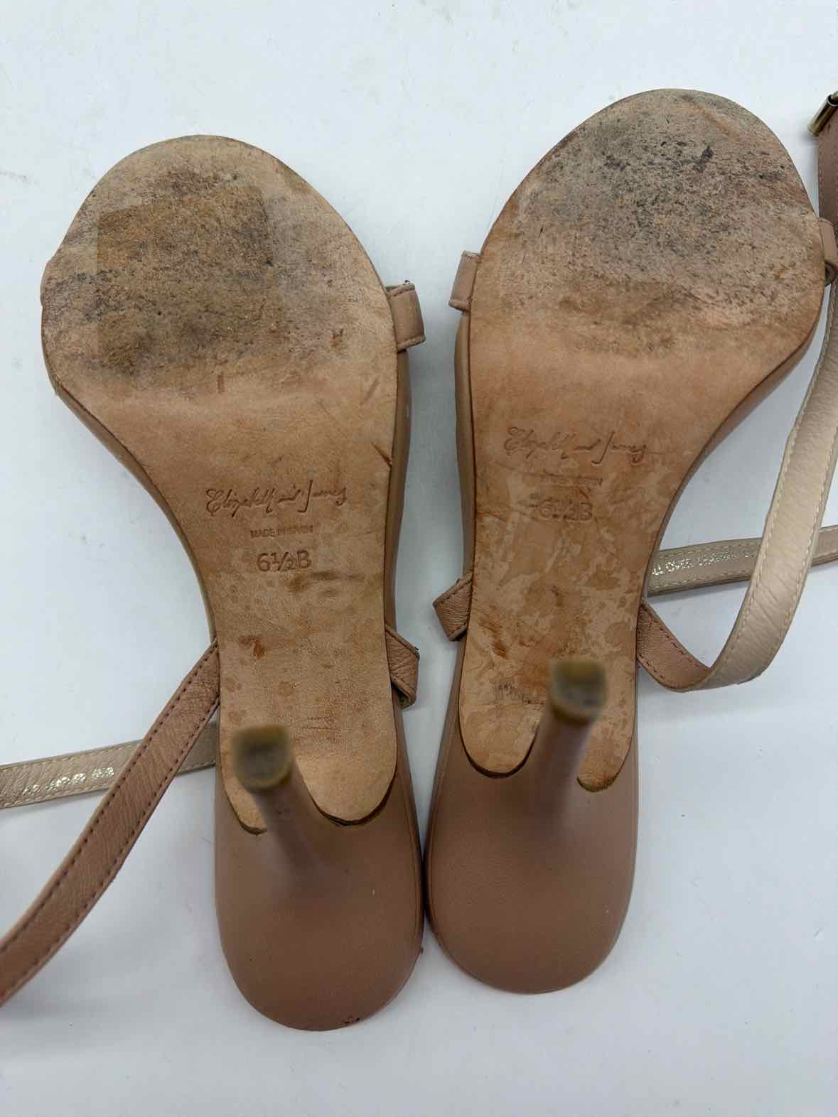 Pre-Owned Elizabeth and James Tan Size 6.5 Strappy Heels | True Fashionistas.