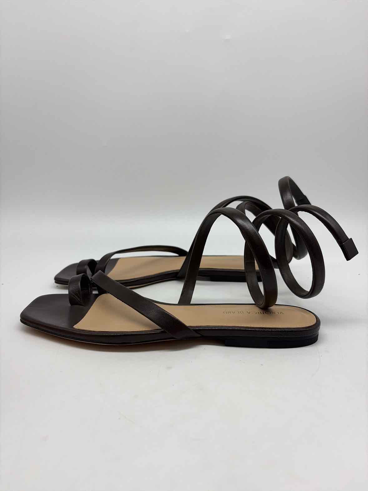 Pre-Owned Veronica Beard Brown Size 8.5M Strappy Sandals | True Fashionistas.