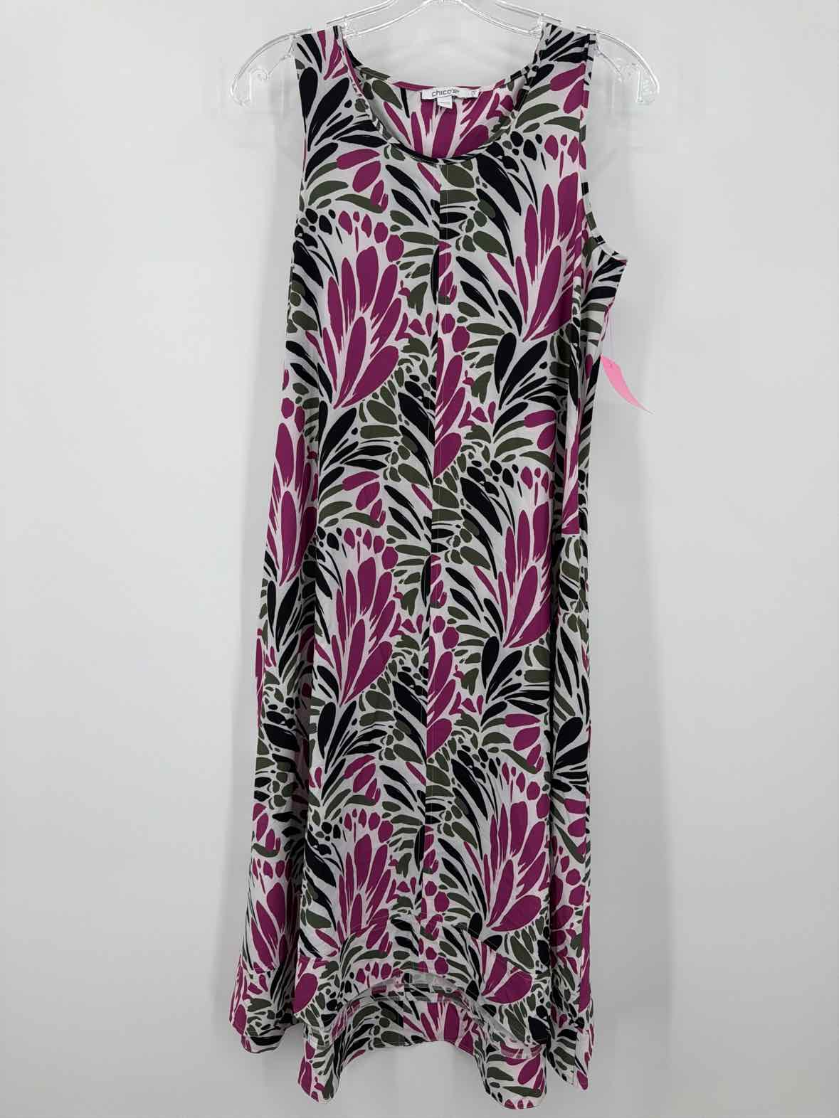 Pre-Owned Chico's Purple Size 2 Long Sleeveless Dress | True Fashionistas.